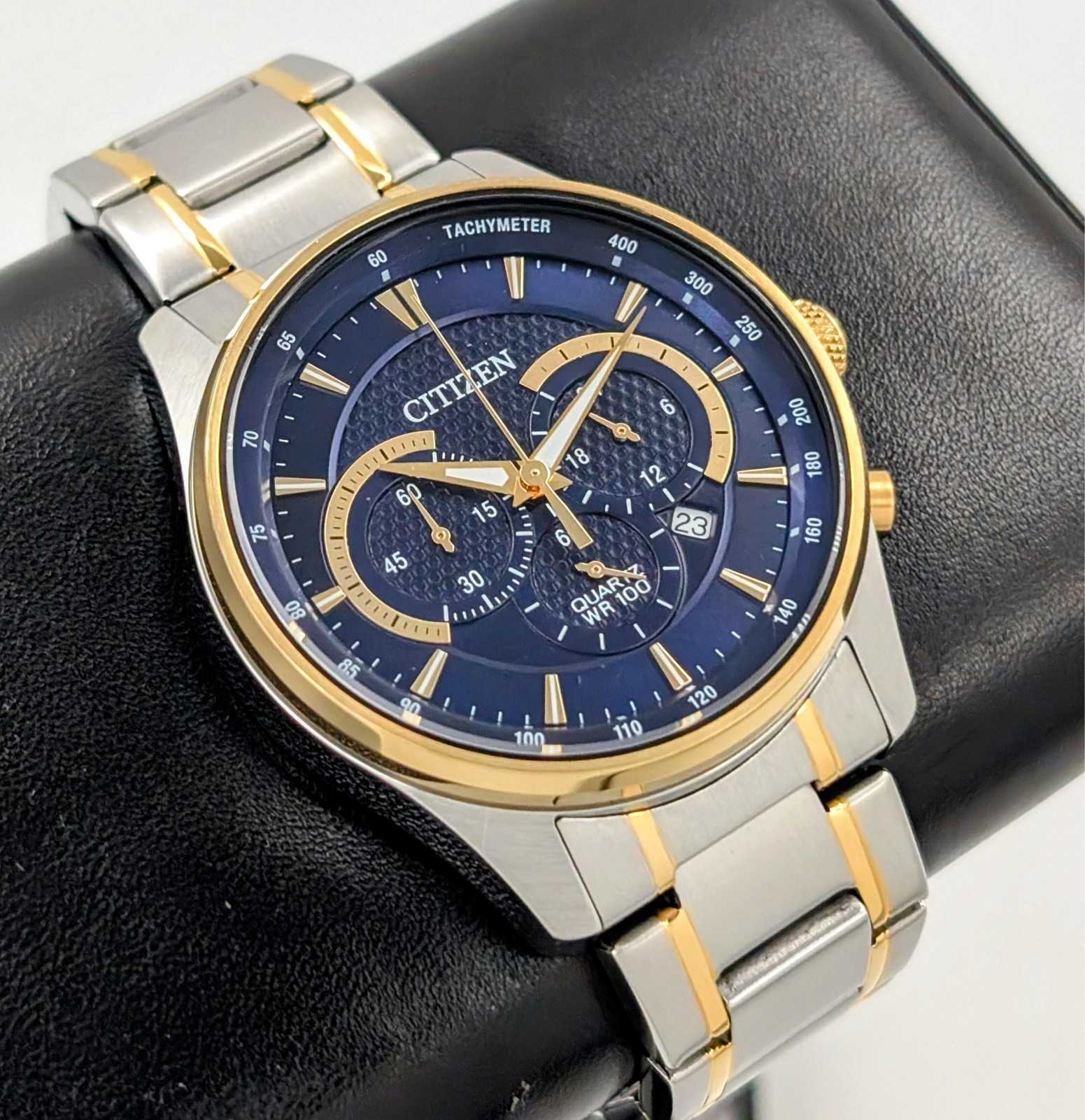 Citizen Chronograph Quartz Ref. 0520-S124107 – Edelstahl/Gold Ø42mm Uhr #1512