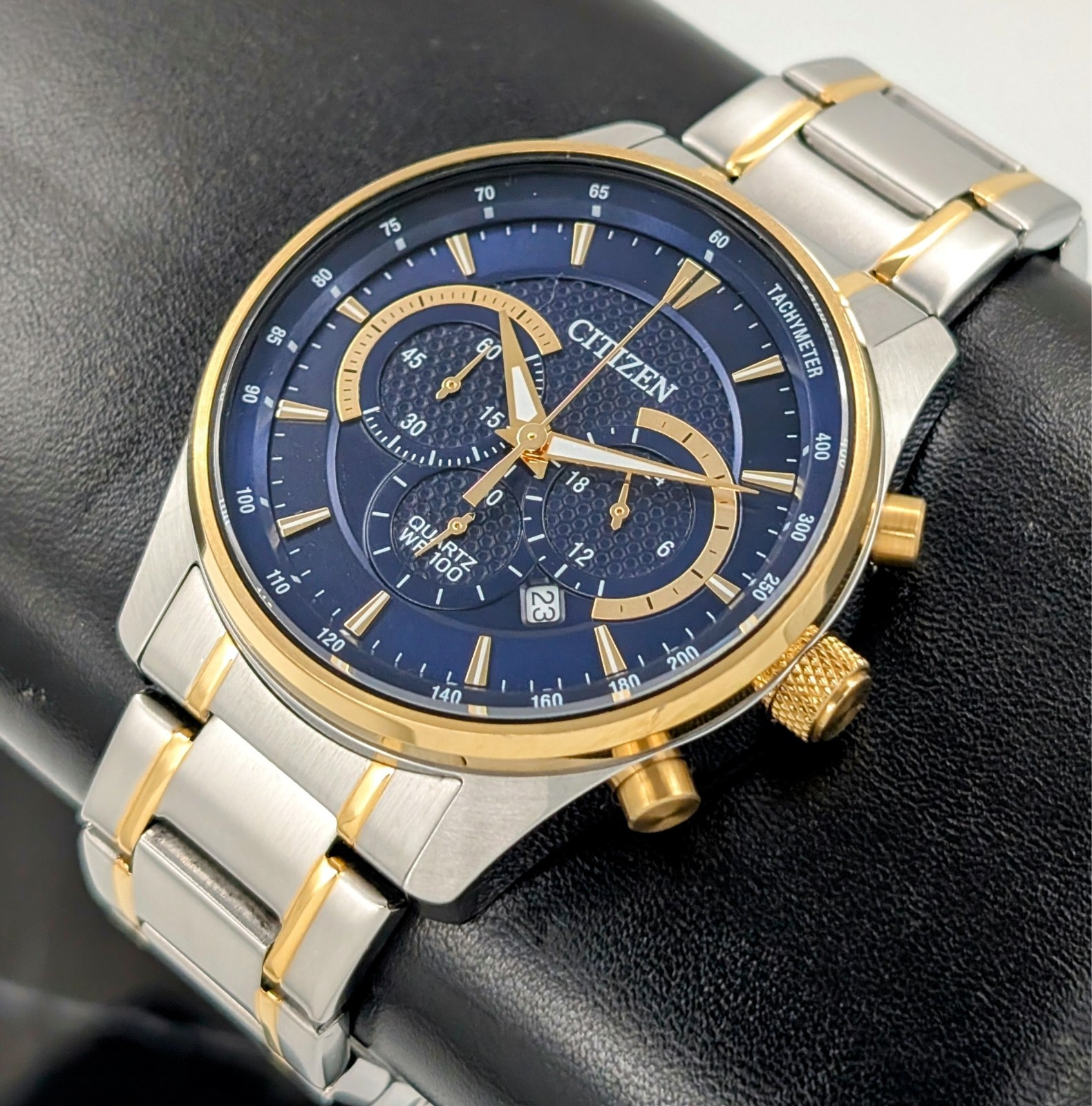 Citizen Chronograph Quartz Ref. 0520-S124107 – Edelstahl/Gold Ø42mm Uhr #1512
