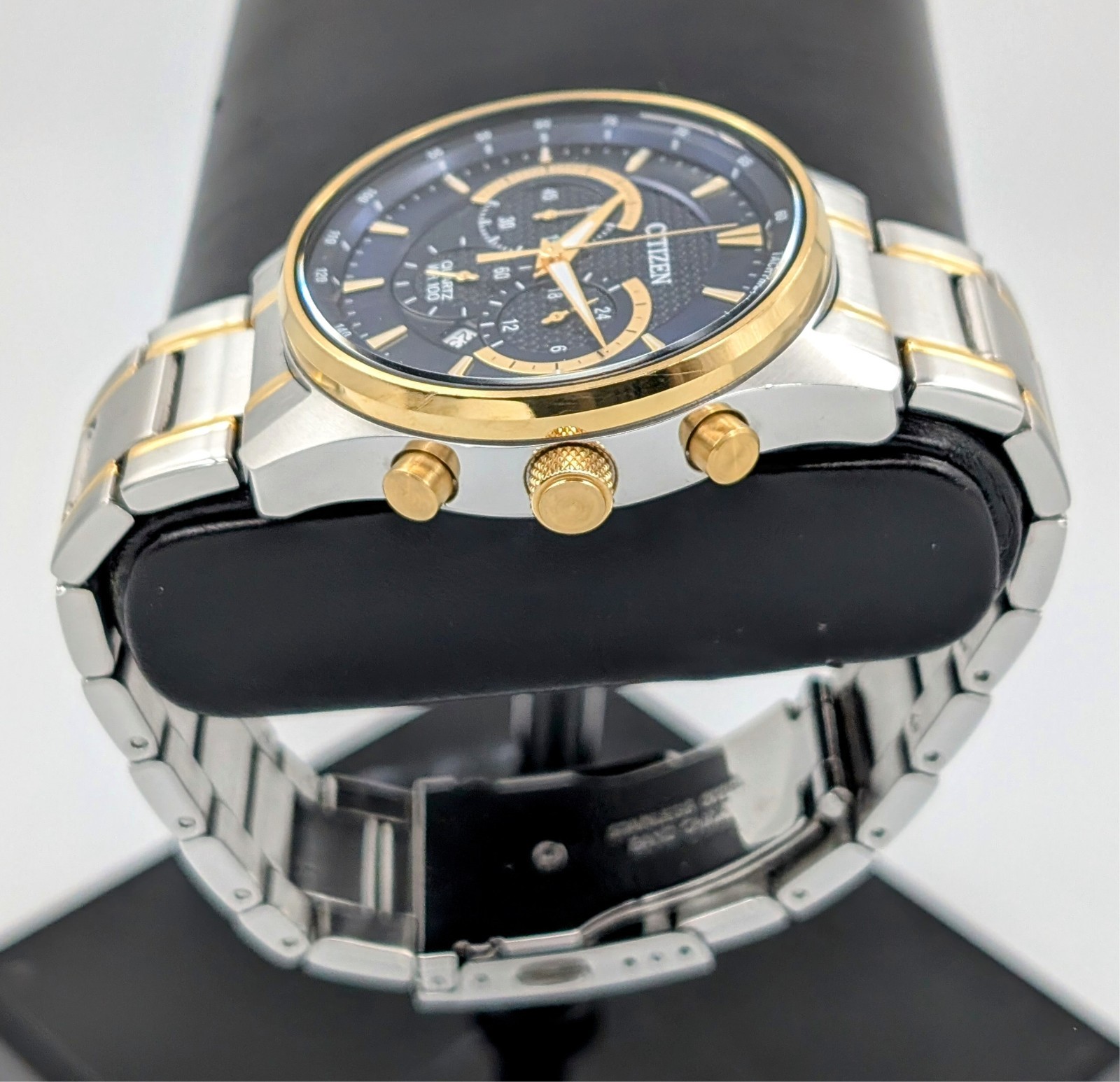 Citizen Chronograph Quartz Ref. 0520-S124107 – Edelstahl/Gold Ø42mm Uhr #1512