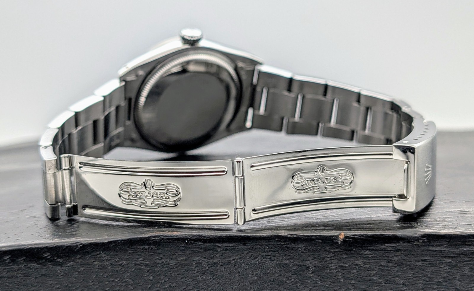 Rolex Oyster Perpetual Date 1501 Ø34mm 1973 Blue Dial Uhr #1339