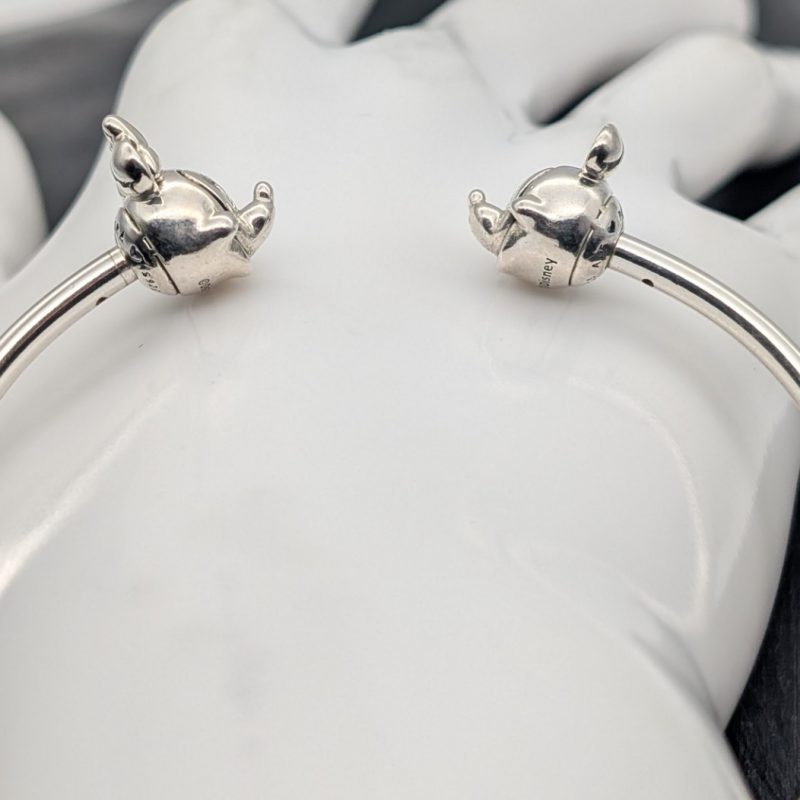 Pandora 925 Silber Armreifen – 19,50g – 16cm Disney Mickey & Minnie #1486