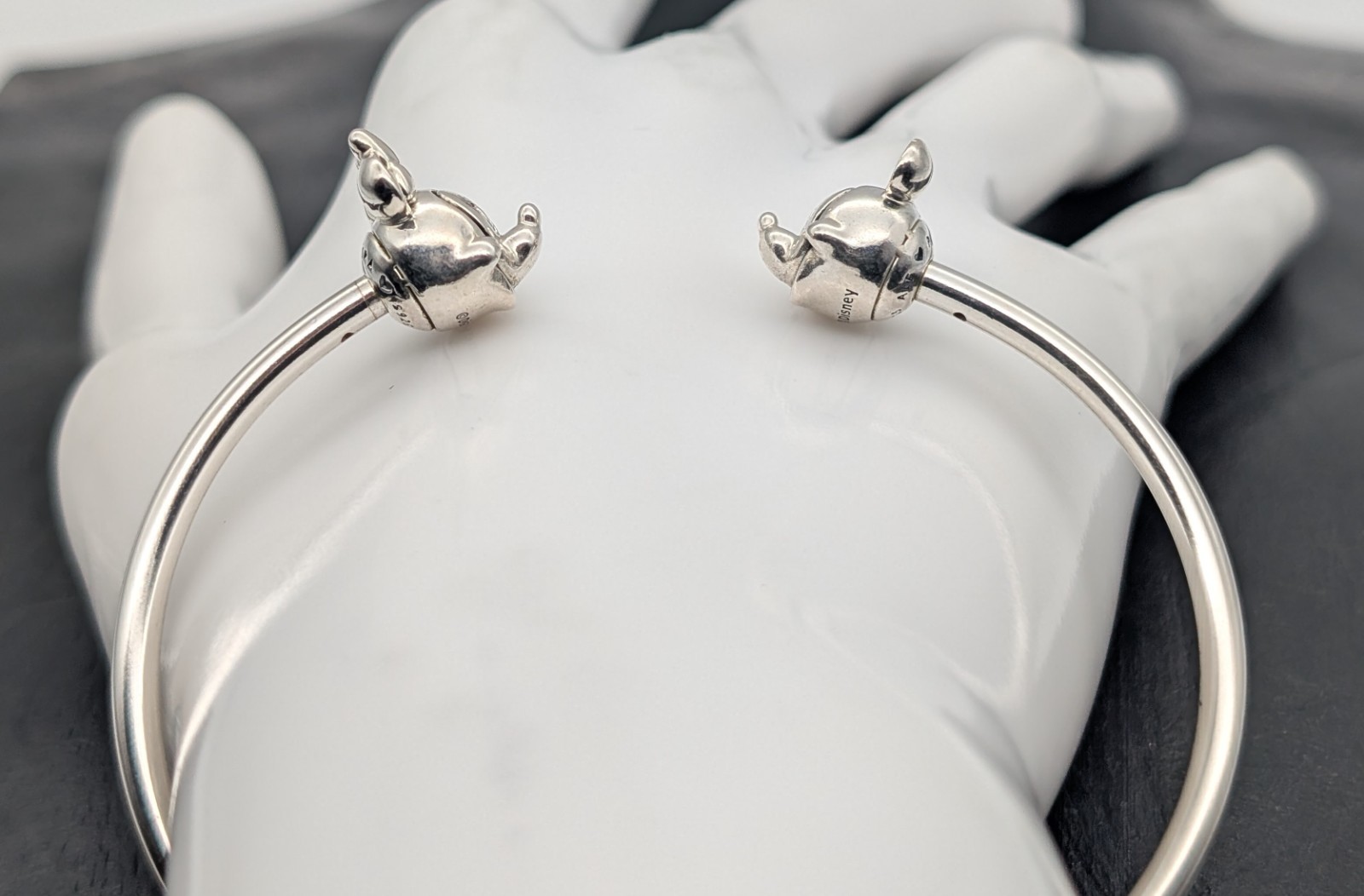 Pandora 925 Silber Armreifen – 19,50g – 16cm Disney Mickey & Minnie #1486