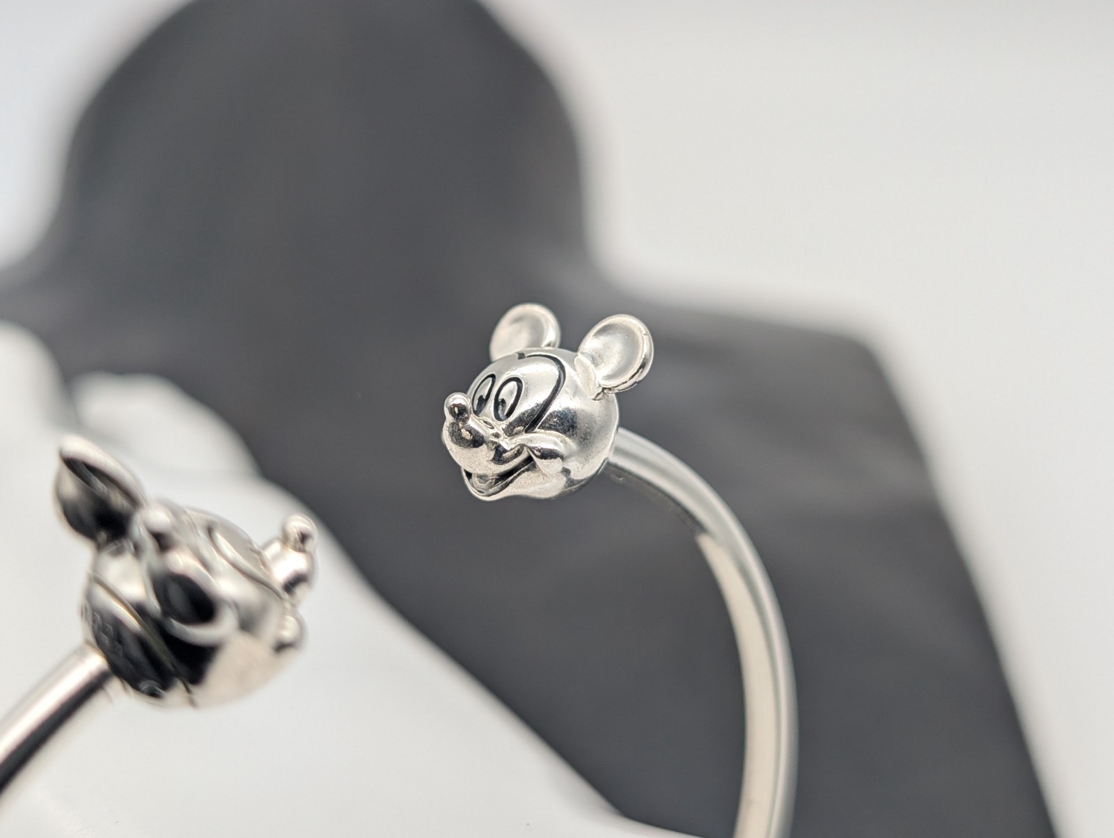 Pandora 925 Silber Armreifen – 19,50g – 16cm Disney Mickey & Minnie #1486