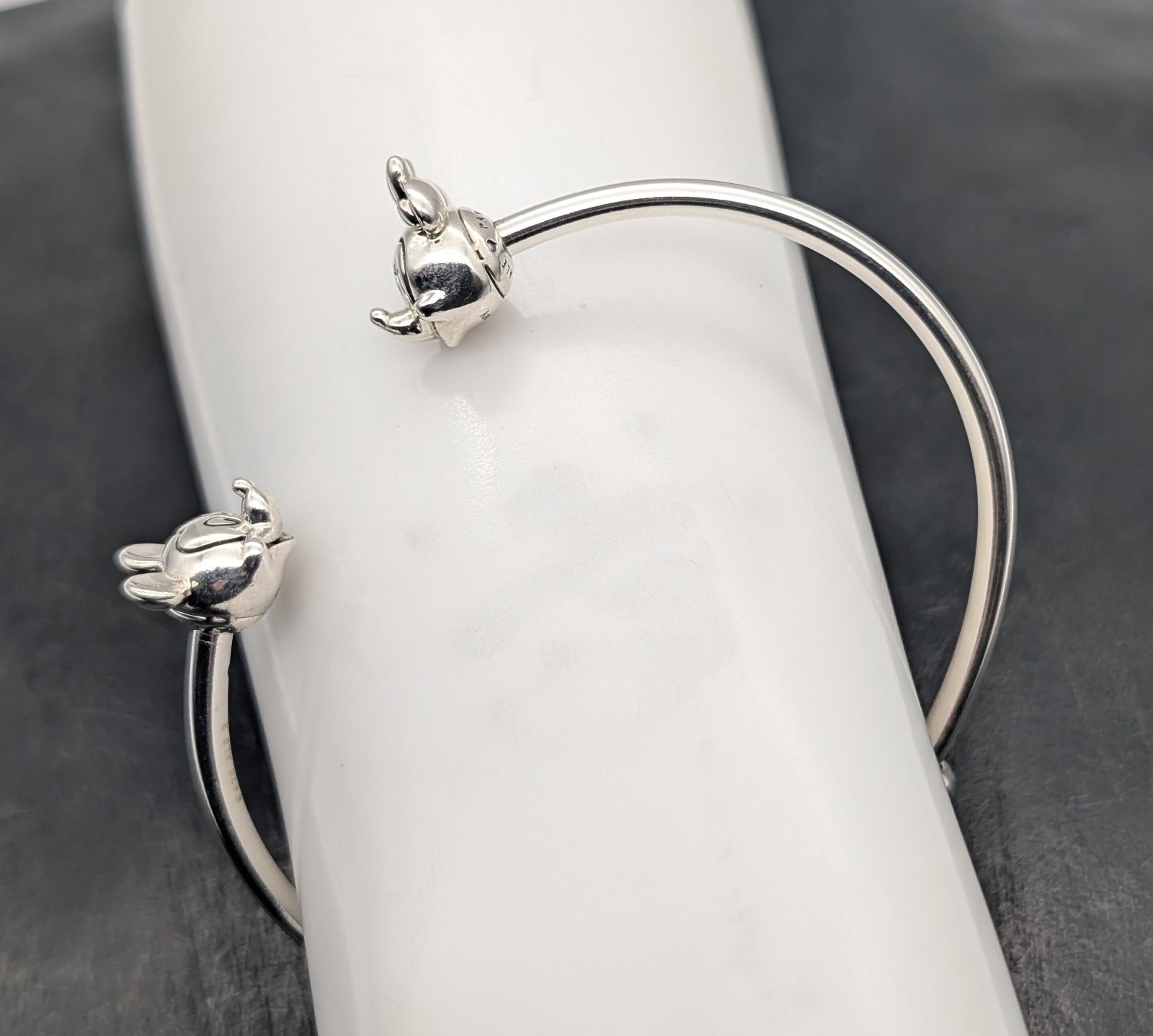 Pandora 925 Silber Armreifen – 19,50g – 16cm Disney Mickey & Minnie #1486