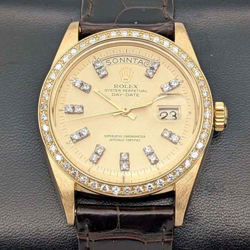 Rolex Day-Date | Ref. 1803 | Ø36mm | Diamond Gold Dial | Uhr aus 1973 #1586
