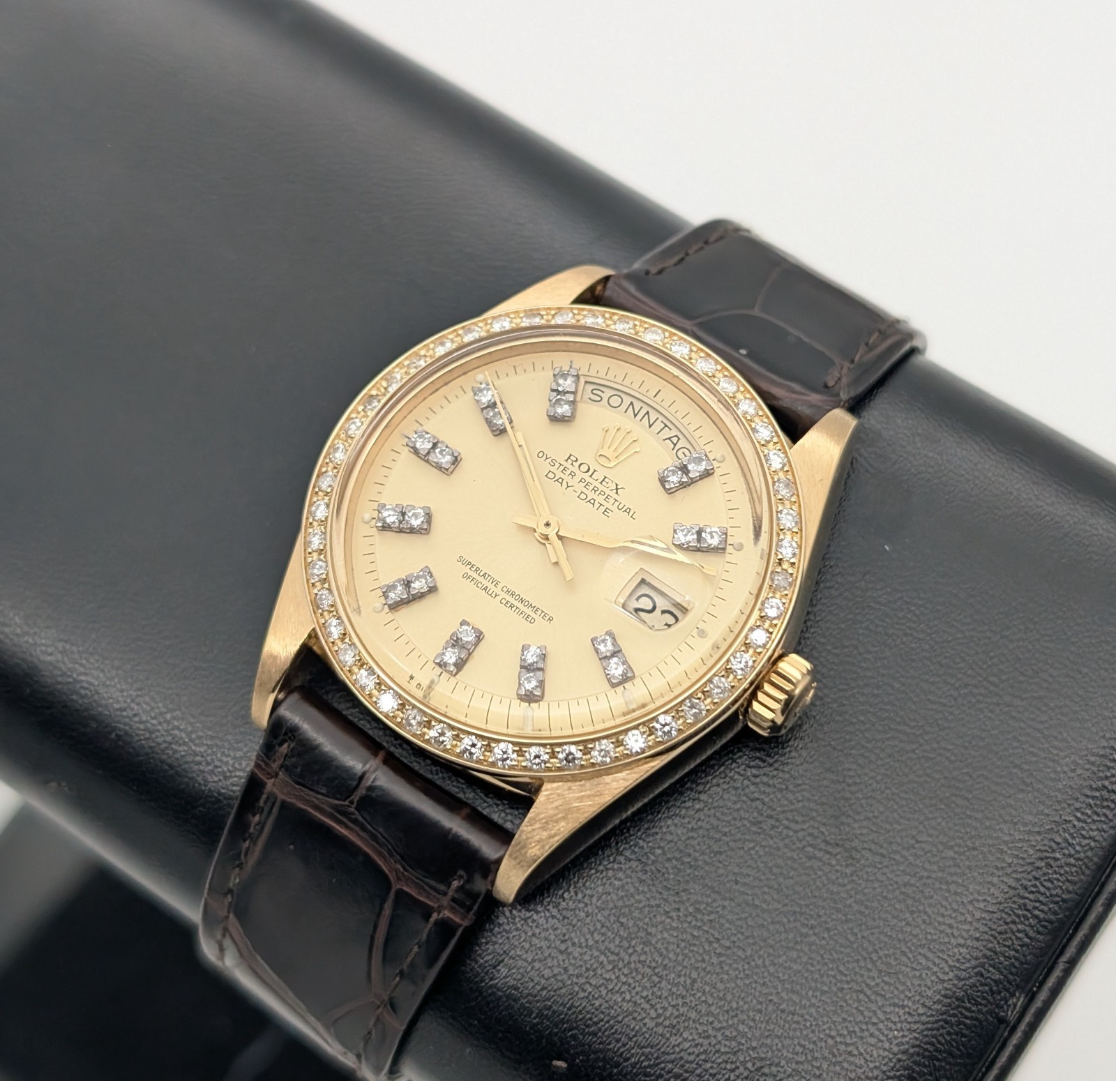 Rolex Day-Date | Ref. 1803 | Ø36mm | Diamond Gold Dial | Uhr aus 1973 #1586