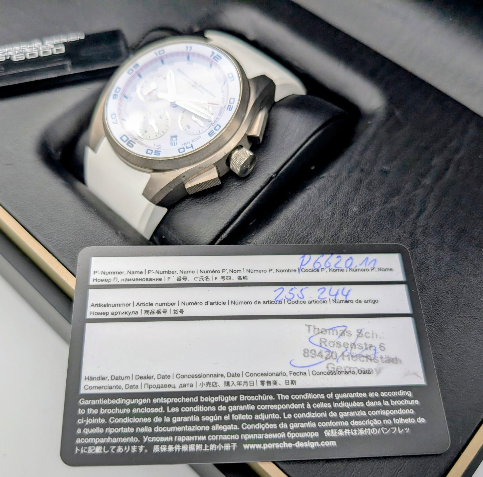 Porsche Design Dashboard Automatik Titan Uhr | Ref. 6620.11 | Ø44mm #1579