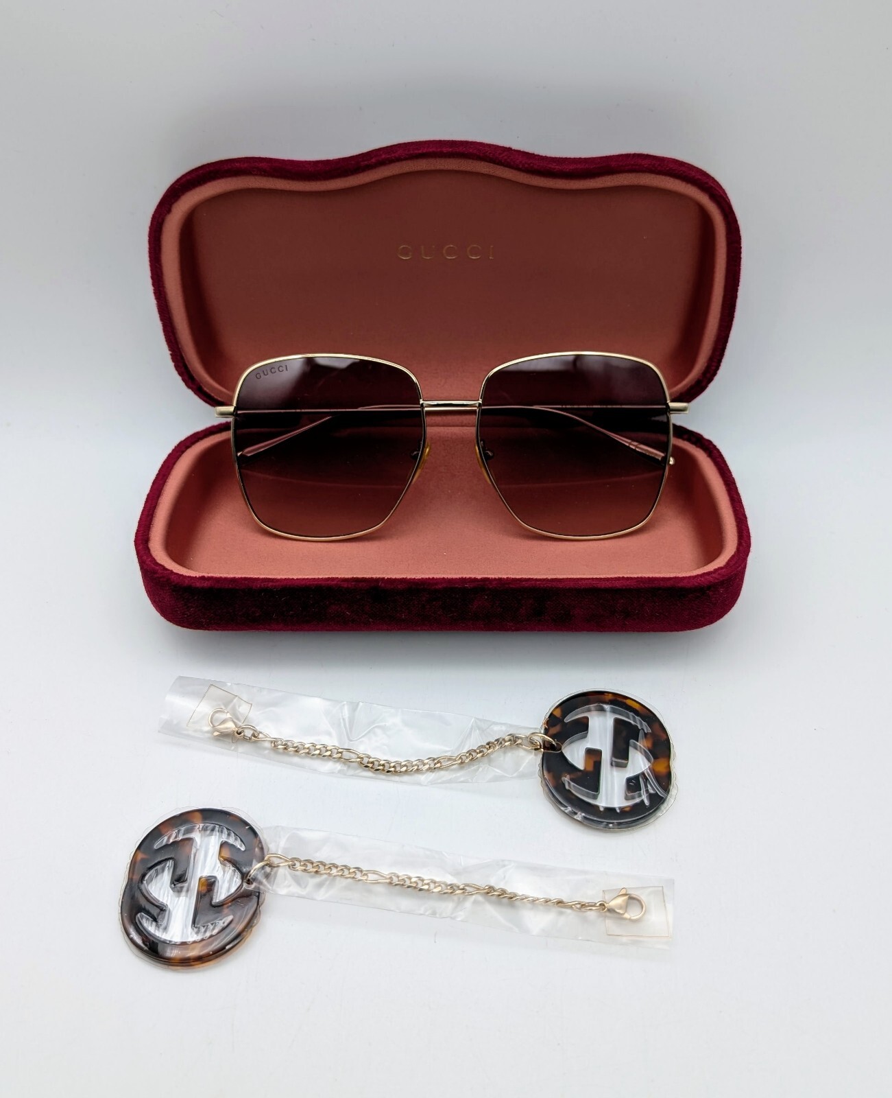 Gucci GG1031S-003 59[]16 145 Damen Sonnenbrille #638