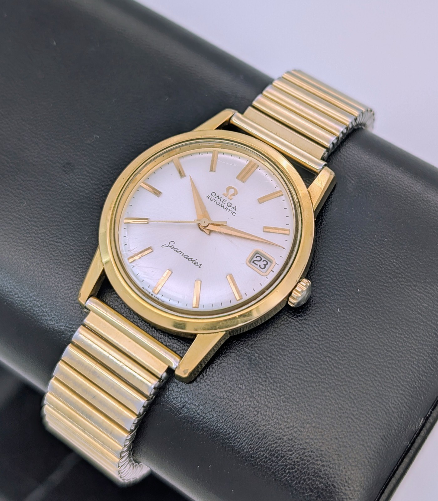 OMEGA Seamaster 14701-3-SC Automatic Date 1960er Vergoldet | Ø34mm Uhr #1763