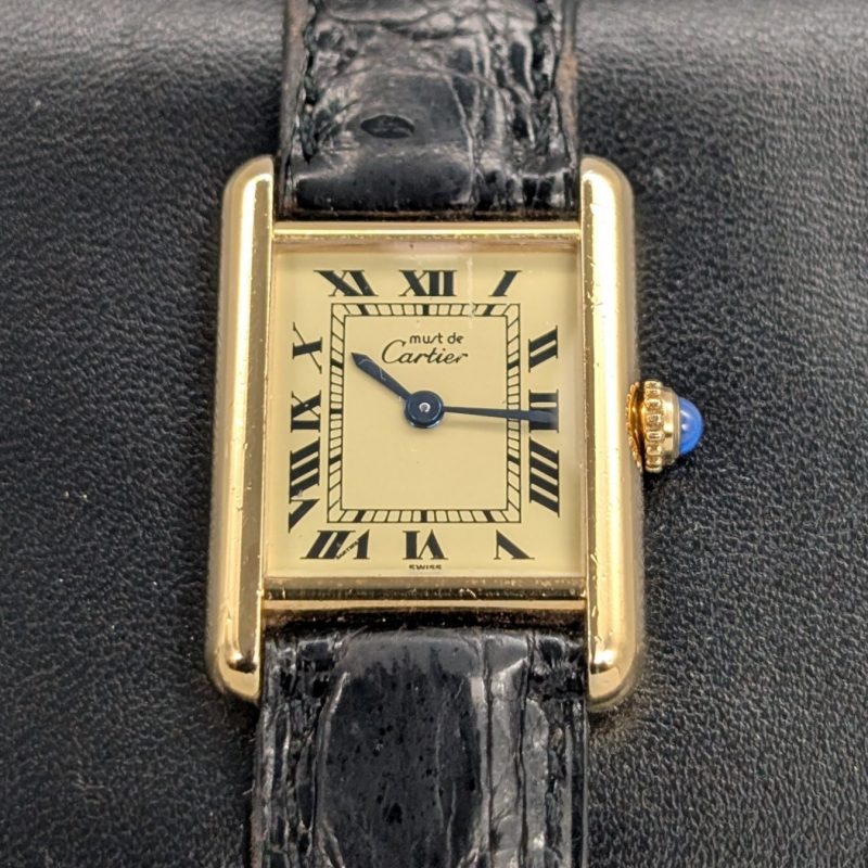 Cartier Tank Vermeil Uhr | Ref. 5057001 | Ø20,50 x 27,80 mm | Creme Dial | #1841