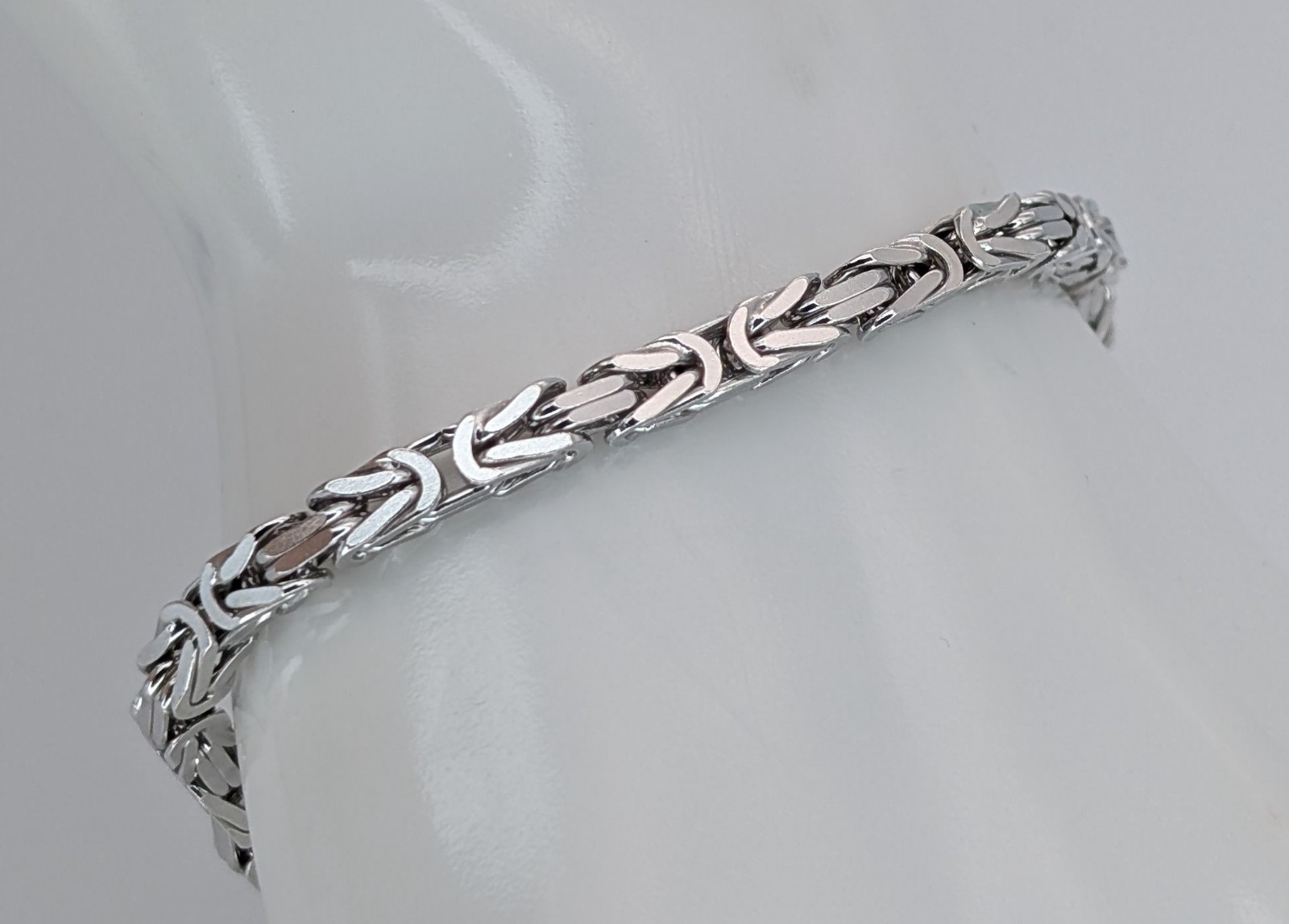 Königsarmband 925 Sterling Silber Kette - 16,75 g - Armband 20,50cm #1482