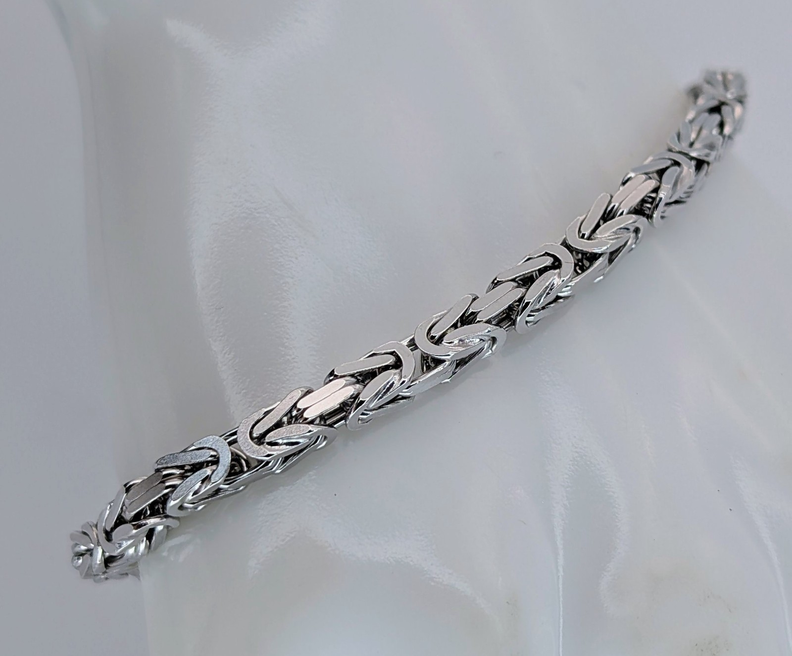 Königsarmband 925 Sterling Silber Kette - 16,75 g - Armband 20,50cm #1482