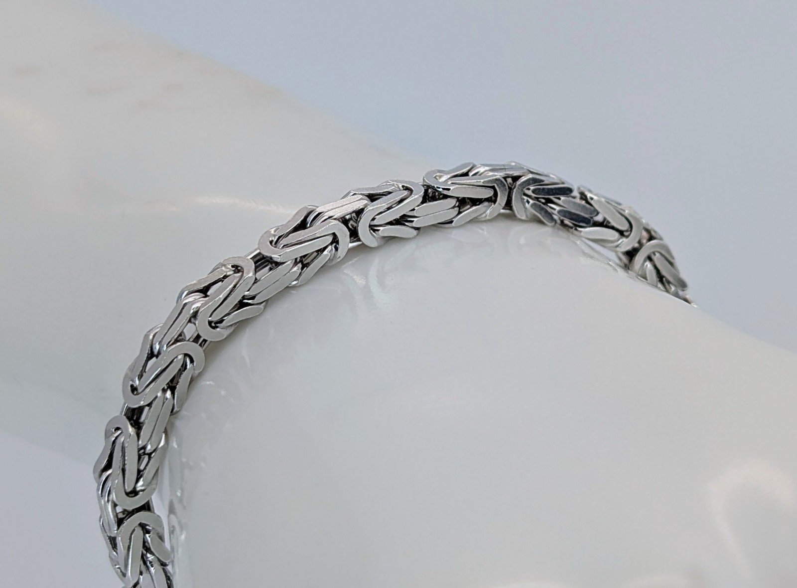 Königsarmband 925 Sterling Silber Kette - 16,75 g - Armband 20,50cm #1482