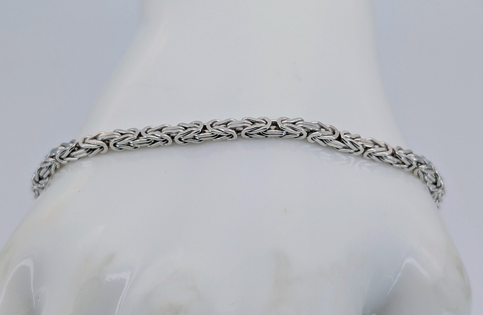 Königsarmband 925 Sterling Silber Kette - 10,55 g - Armband 21,50cm #1483