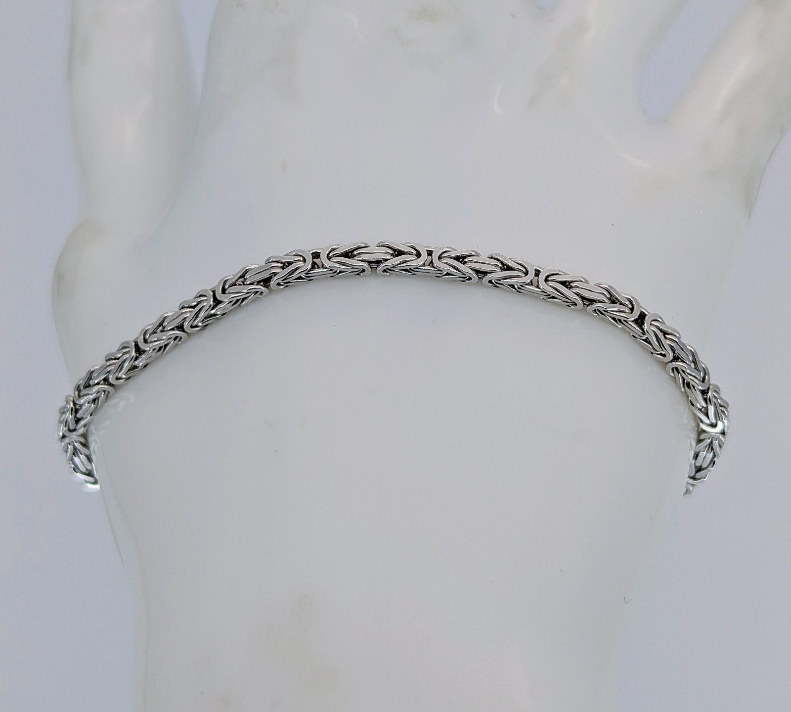 Königsarmband 925 Sterling Silber Kette - 10,55 g - Armband 21,50cm #1483