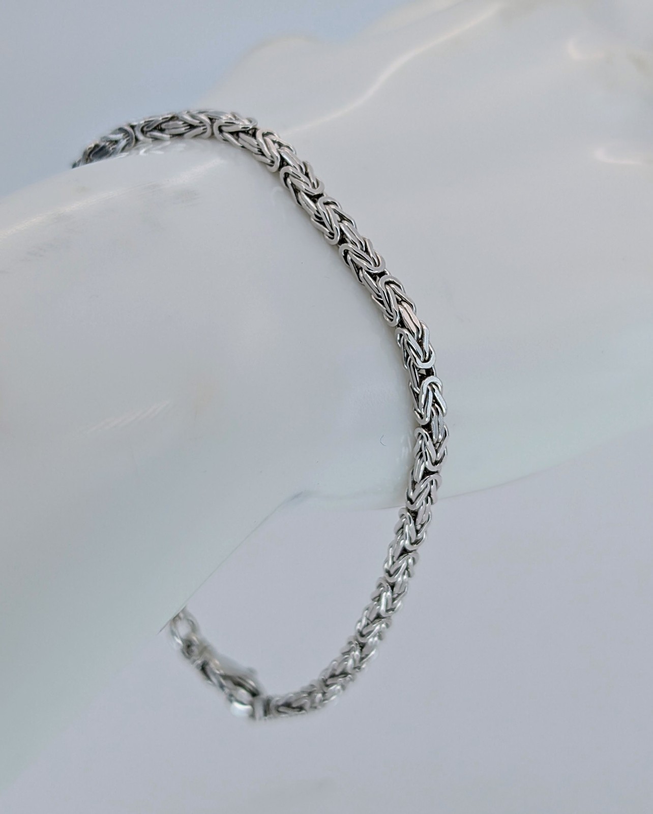 Königsarmband 925 Sterling Silber Kette - 10,55 g - Armband 21,50cm #1483