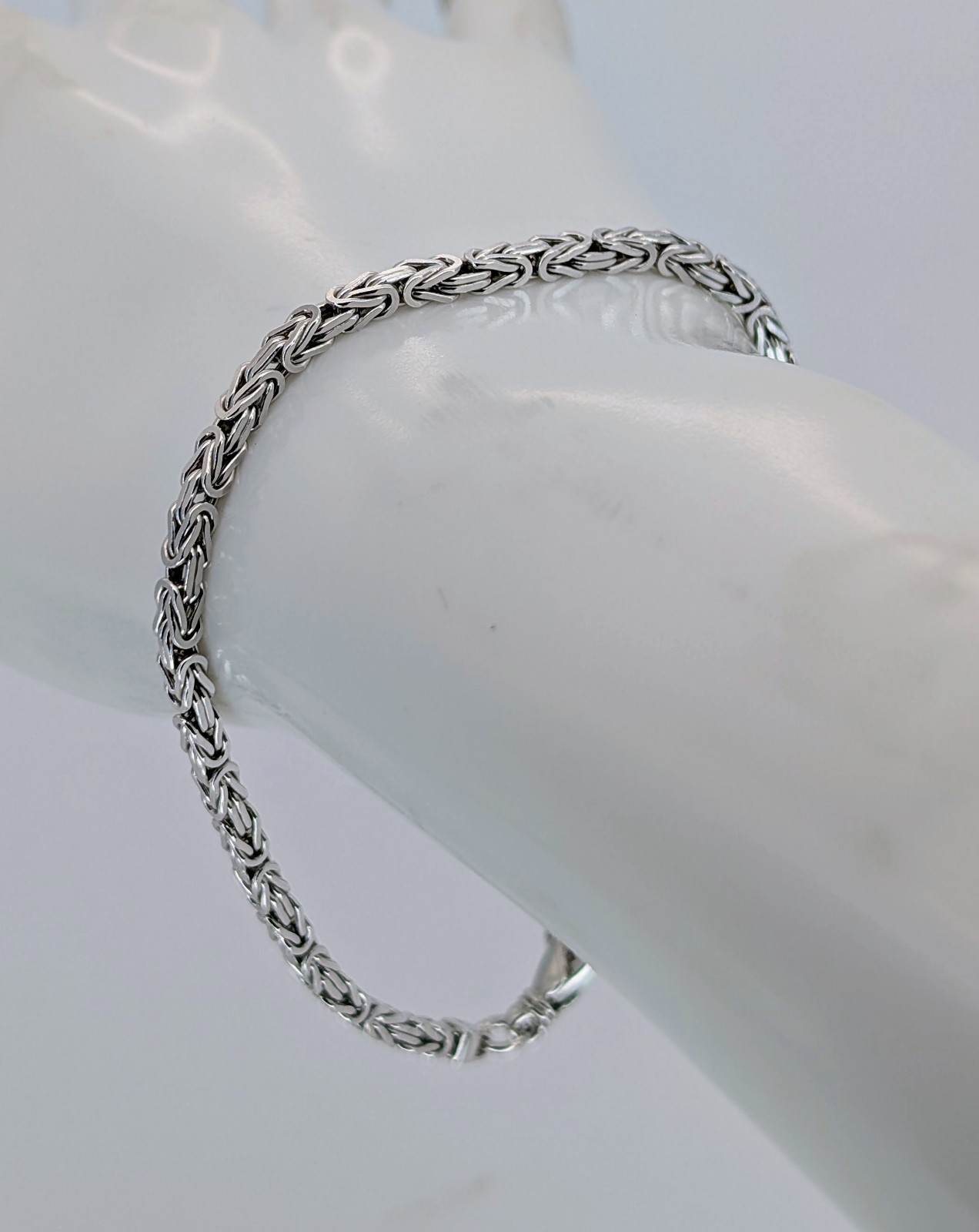 Königsarmband 925 Sterling Silber Kette - 10,55 g - Armband 21,50cm #1483