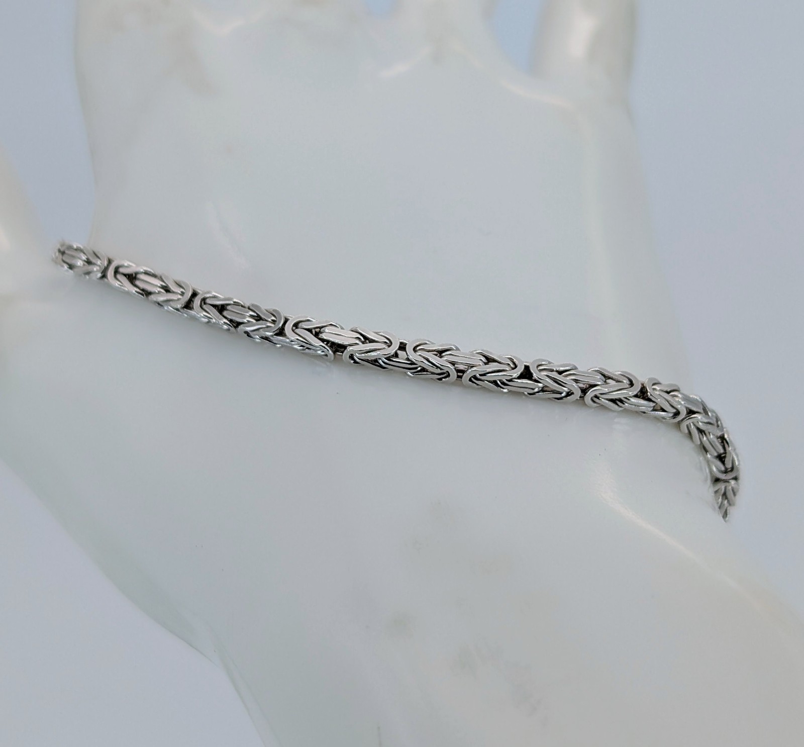 Königsarmband 925 Sterling Silber Kette - 10,55 g - Armband 21,50cm #1483