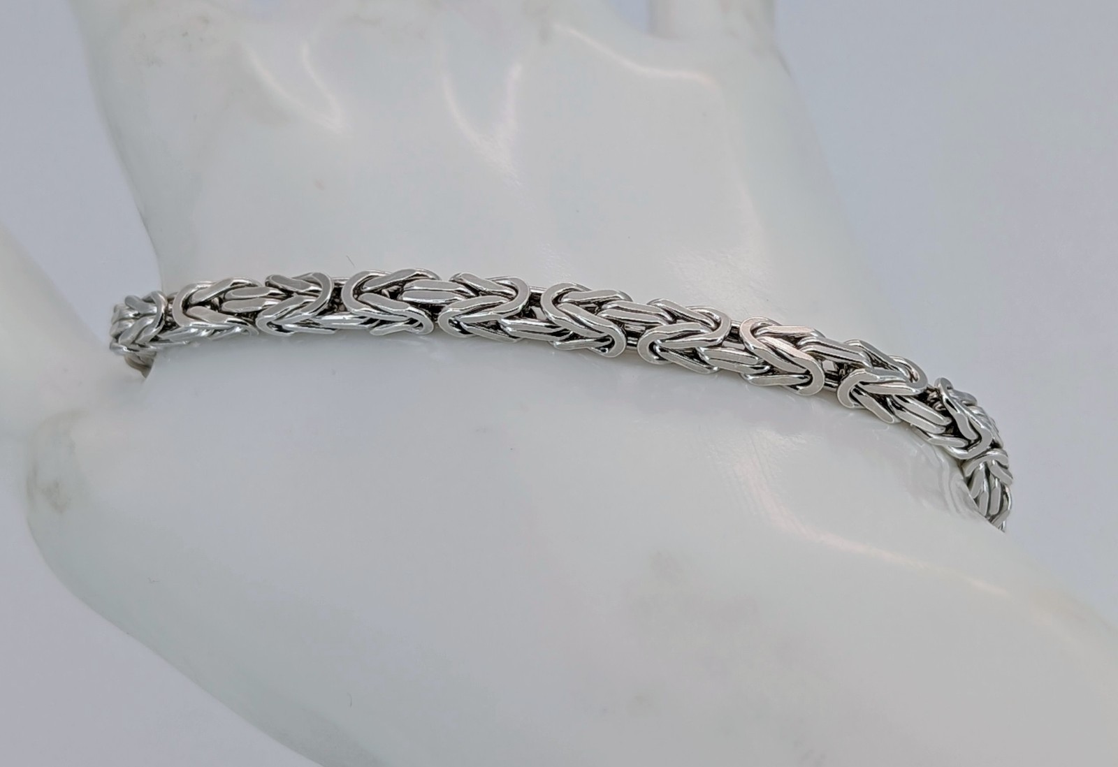 Königsarmband 925 Sterling Silber Kette - 19,80 g - Armband 21cm #1484