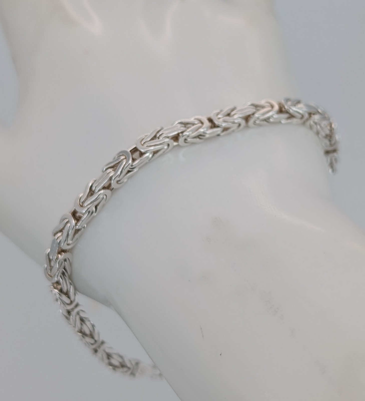 Königsarmband 925 Sterling Silber Kette - 17,40 g - Armband 22cm #1461