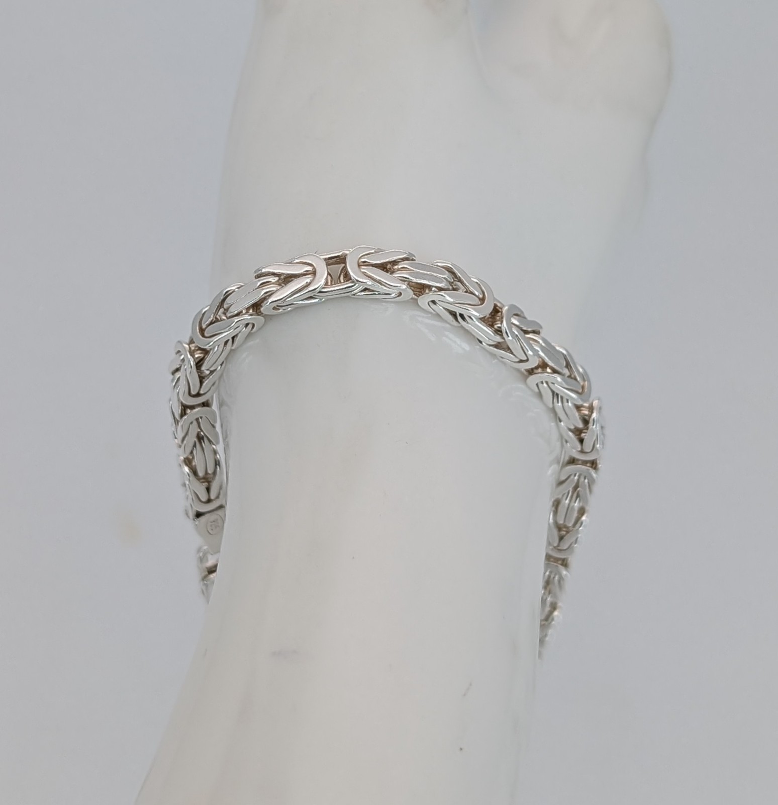 Königsarmband 925 Sterling Silber Kette - 17,40 g - Armband 22cm #1461