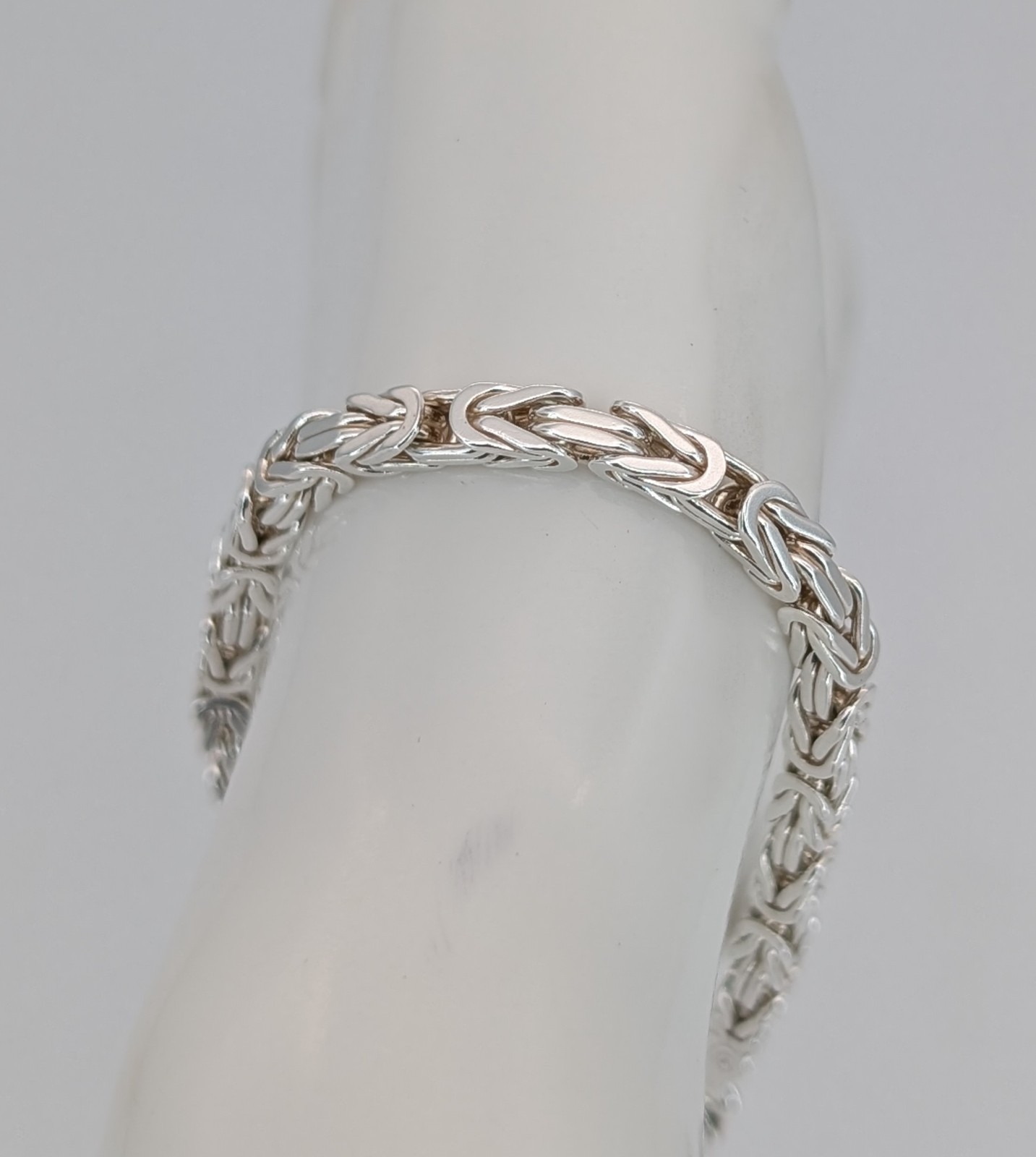 Königsarmband 925 Sterling Silber Kette - 17,40 g - Armband 22cm #1461