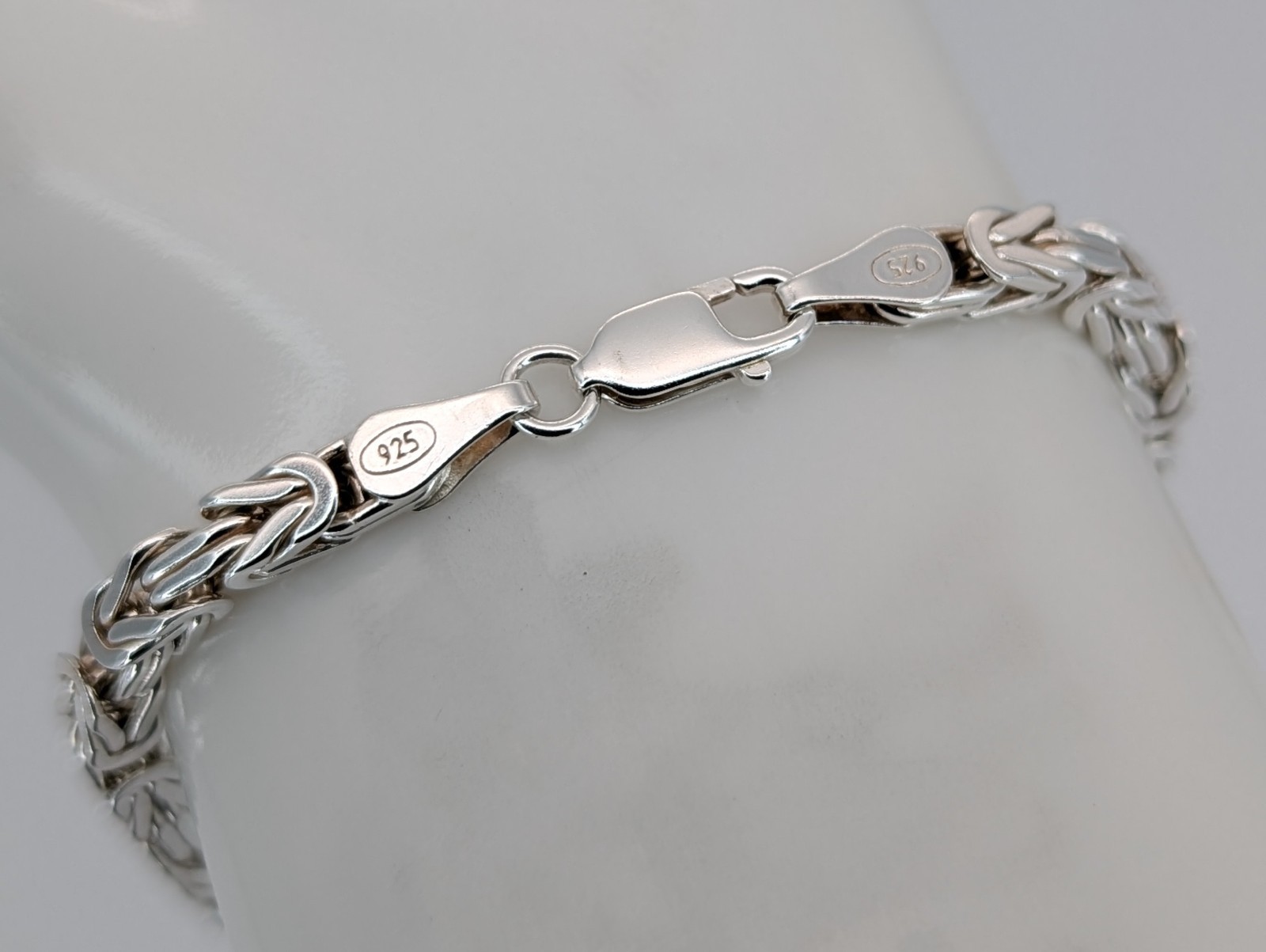 Königsarmband 925 Sterling Silber Kette - 17,40 g - Armband 22cm #1461