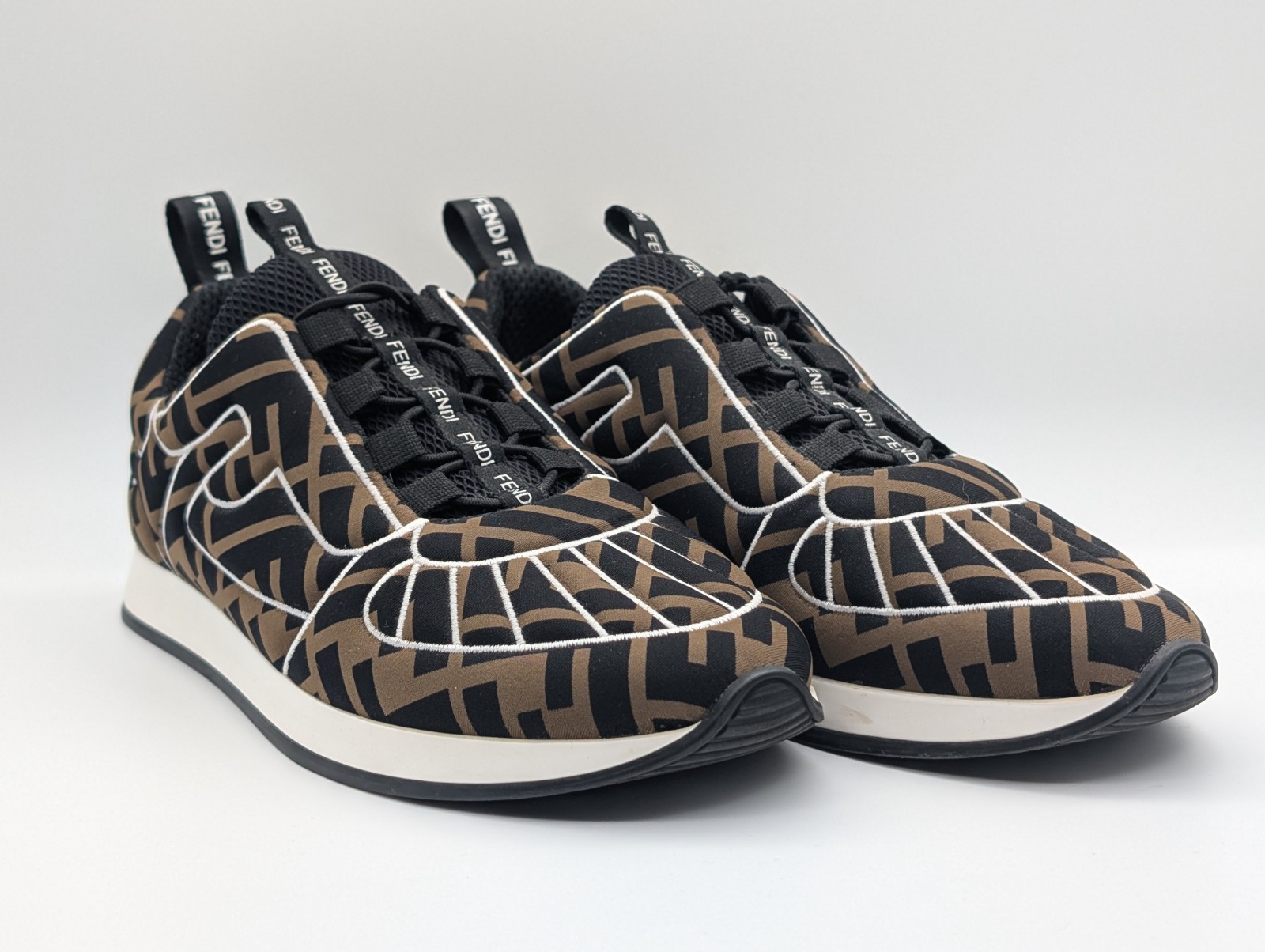 Fendi Match FF Sneakers – Monogramm-Design – Größe EU 36 (UK 3.5 / US 6) #1818