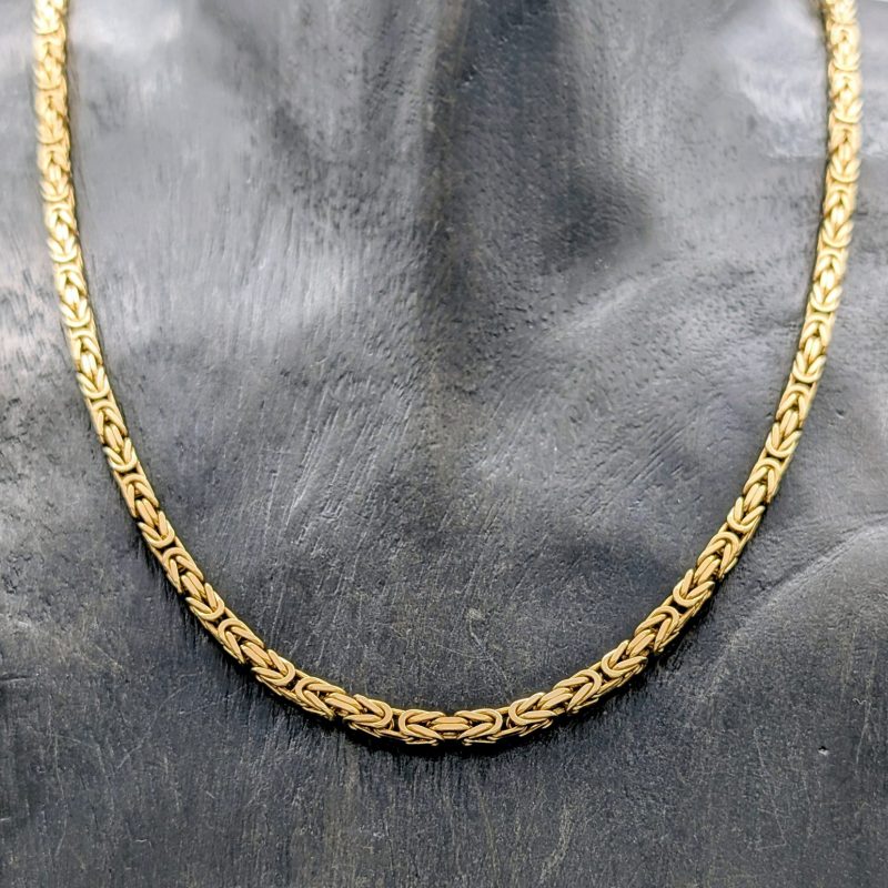 Königskette Gelbgold 585/14K - 47,50 g - Gliederkette Kette 54,50cm #1877