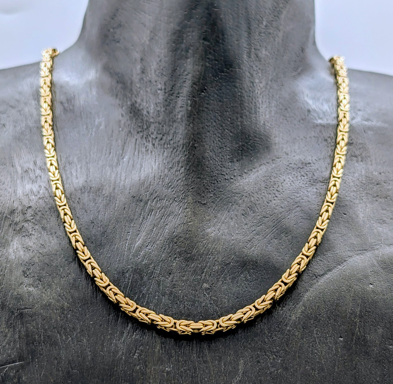 Königskette Gelbgold 585/14K - 47,50 g - Gliederkette Kette 54,50cm #1877