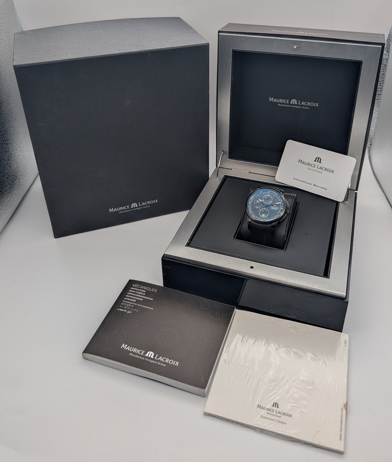 Maurice Lacroix PONTOS Automatik Chronograph PT6188 | Ø43 mm 2014 Full Set #2011