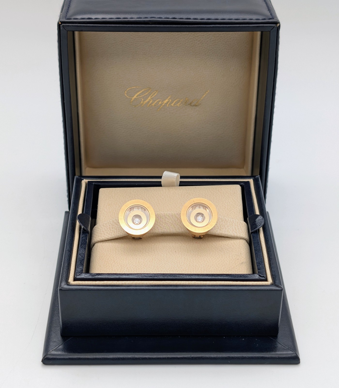 Chopard Diamant Happy Spirit Gelbgold Ohrringe 750/18K – 21g – Ohrclips #2020