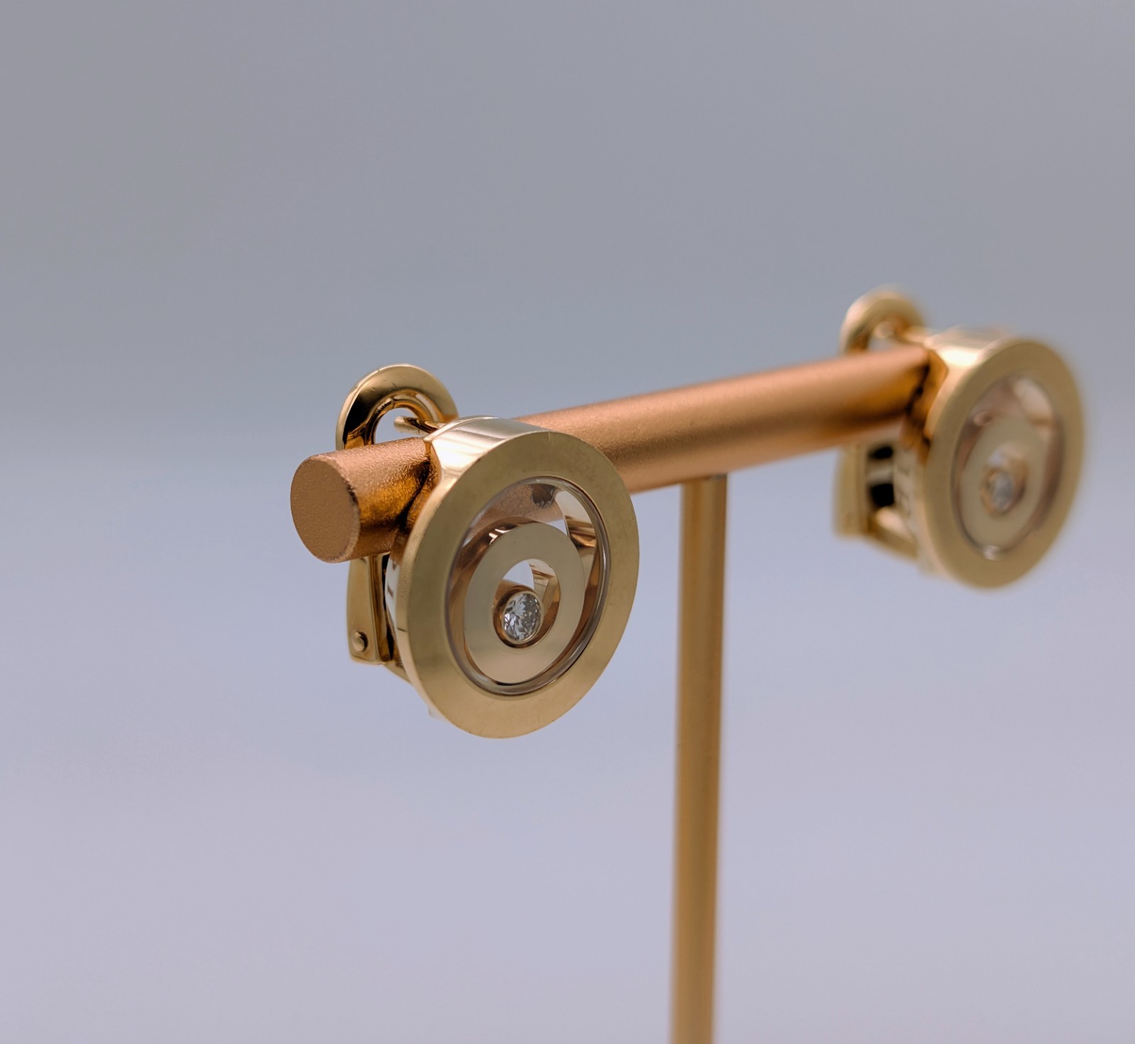 Chopard Diamant Happy Spirit Gelbgold Ohrringe 750/18K – 21g – Ohrclips #2020