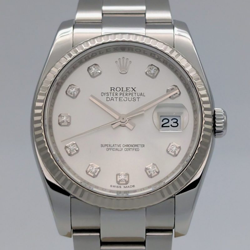 Rolex Datejust 116234 –Diamant Silver/Dial - Ø36mm | 2015 Full Set #2043