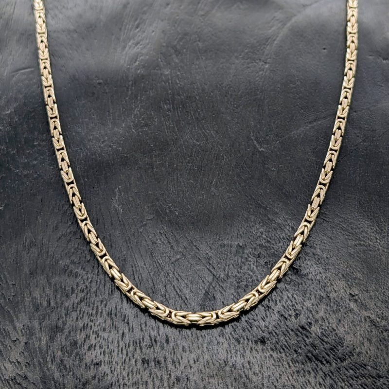 Königskette Kette 585/14K Gelbgold –50,60g – Gliederkette 74,50cm #2044