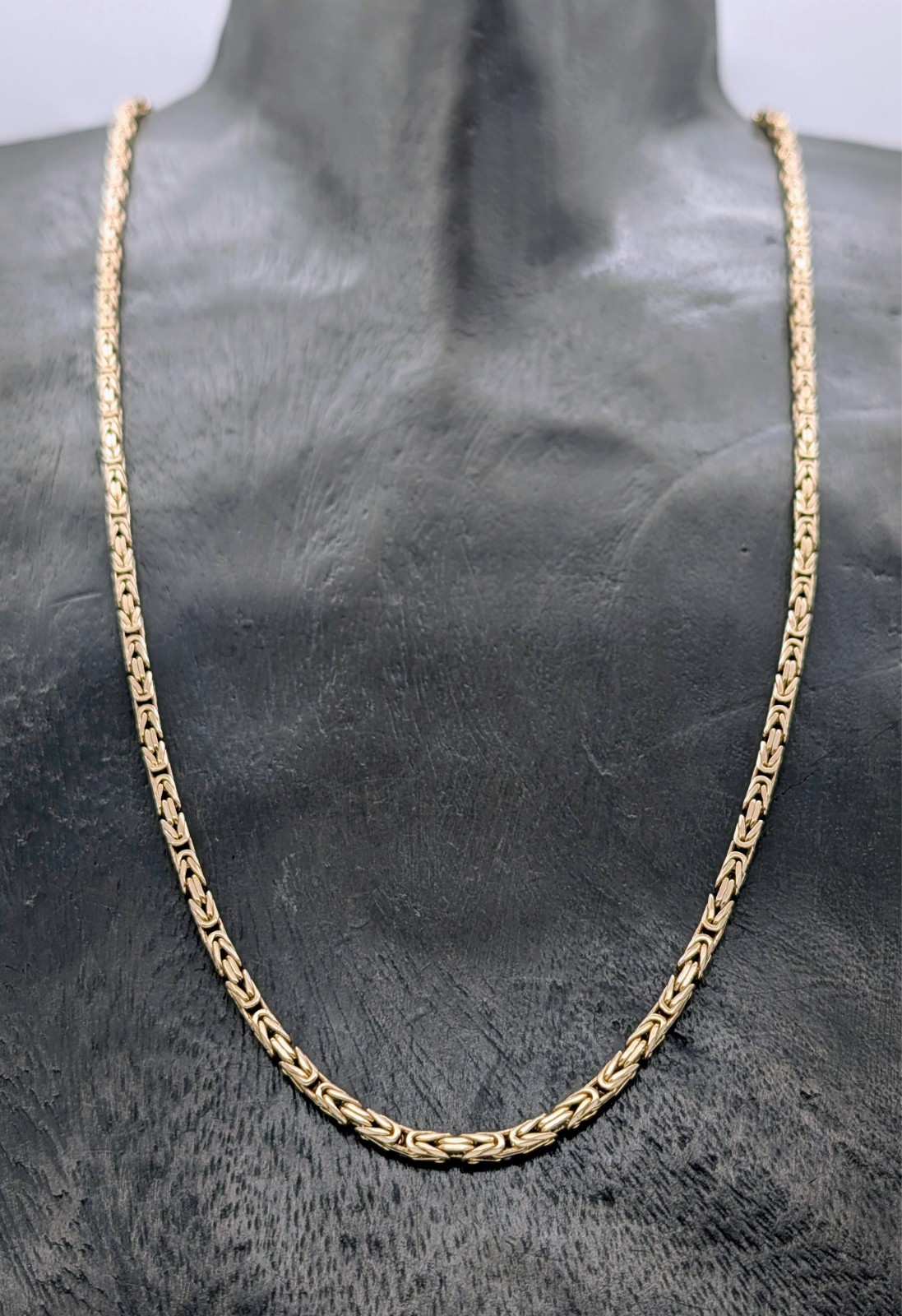 Königskette Kette 585/14K Gelbgold –50,60g – Gliederkette 74,50cm #2044