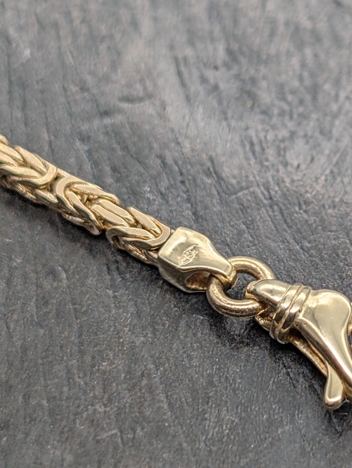 Königskette Kette 585/14K Gelbgold –27g – Gliederkette 62cm #2028