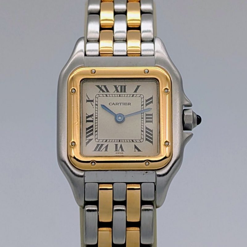 Cartier Panthere '2 Row' Ref 1057917 Damenuhr Ø22 x 29mm | 1991 Full Set #2053