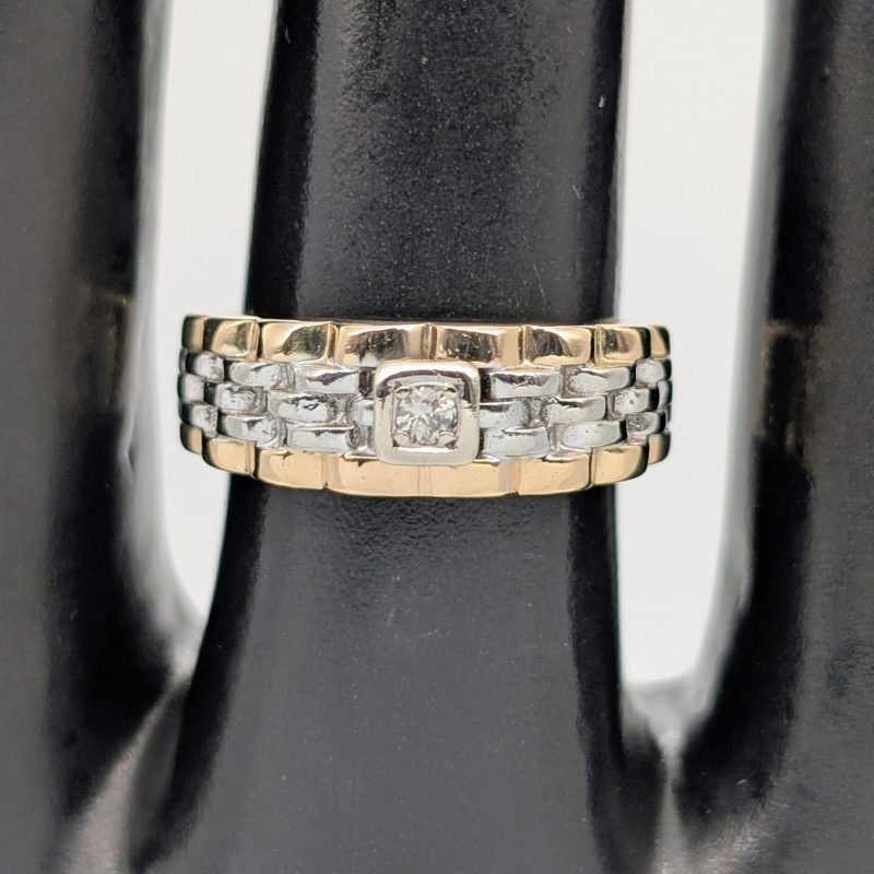 Brillant Königsring Gelbgold 585/14K – 4,50g – (Gr. 51-55) Jubilee Ring #1975