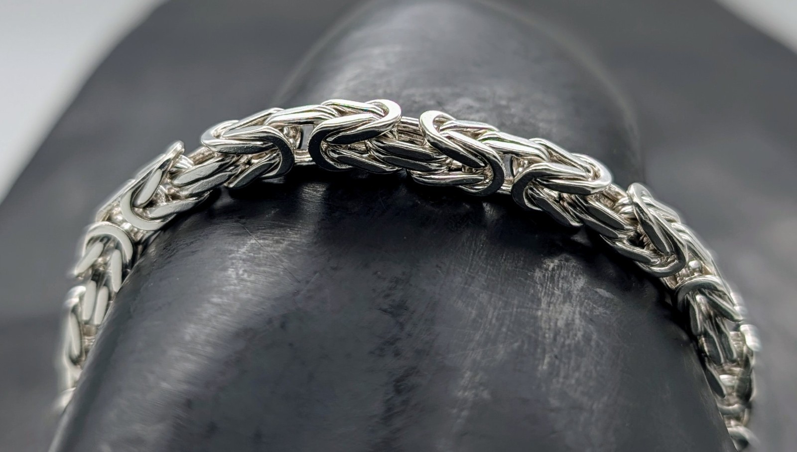 Königsketten Armband 925 Sterling Silber Kette Silver 21cm 26,40Gr. #1130