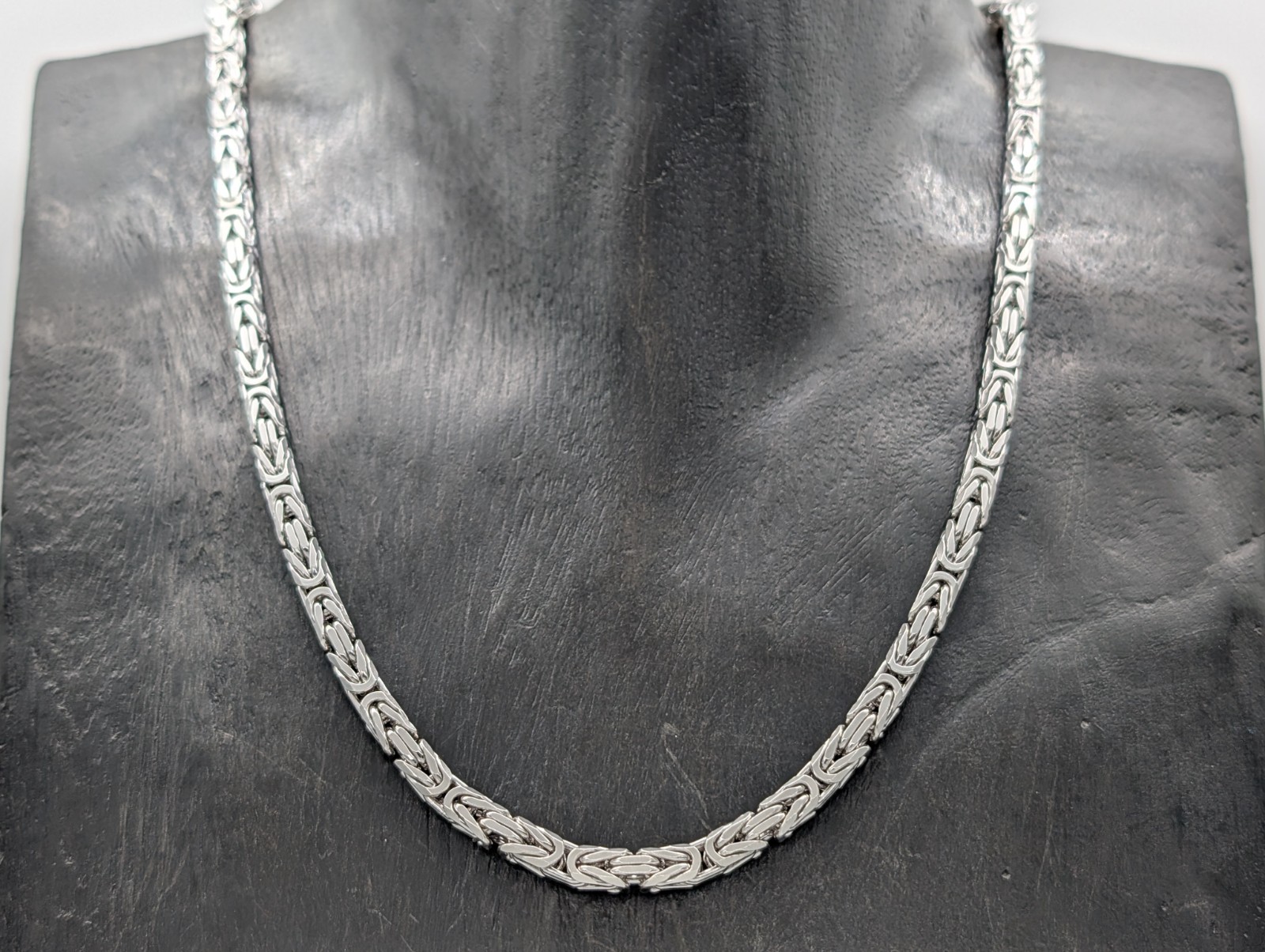 Königskette 925 Sterling Silber Halskette Kette Silver 55,50cm 74Gr. #1186