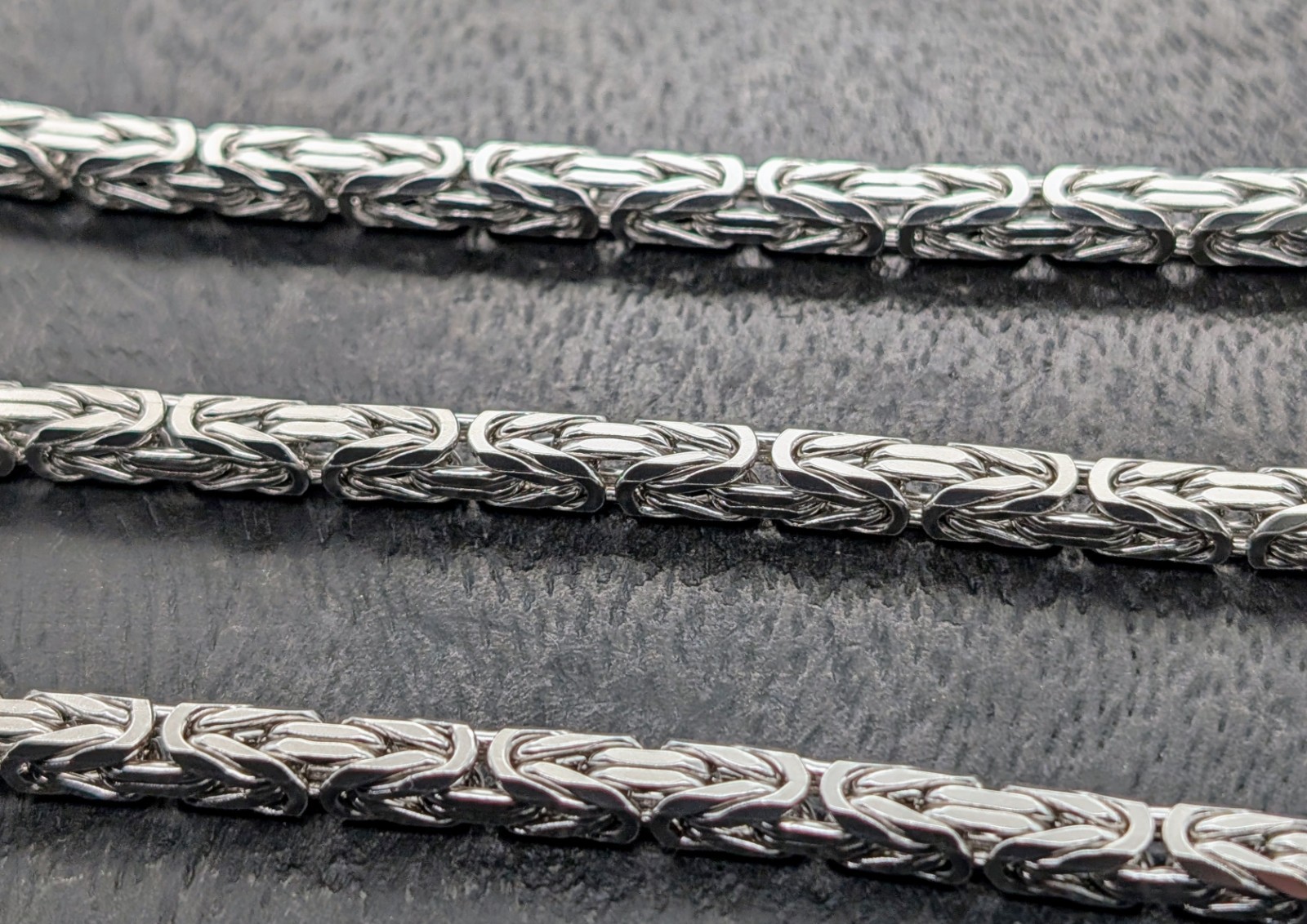 Königskette 925 Sterling Silber Halskette Kette Silver 55,50cm 74Gr. #1186