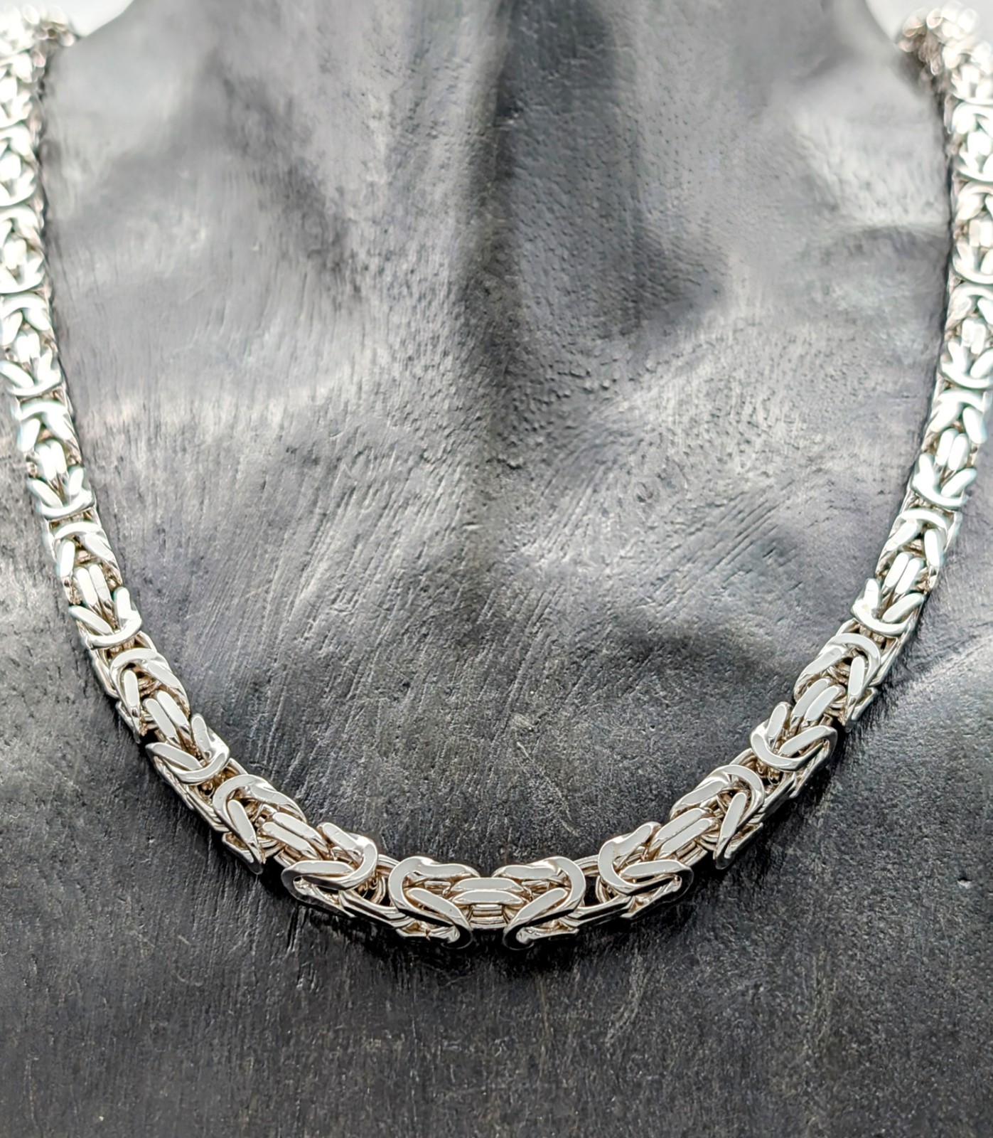 Königskette Halskette 925 Sterling Silber 46cm Gliederkette 45,30Gr. #1210