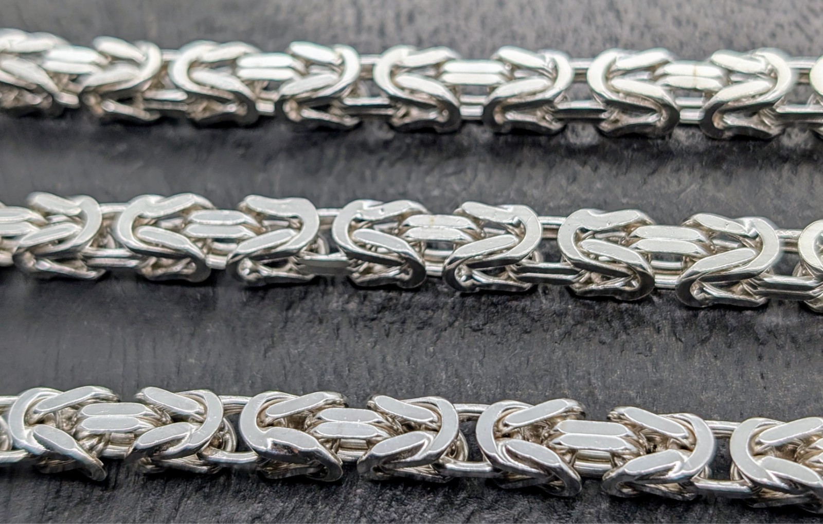 Königskette Halskette 925 Sterling Silber 46cm Gliederkette 45,30Gr. #1210