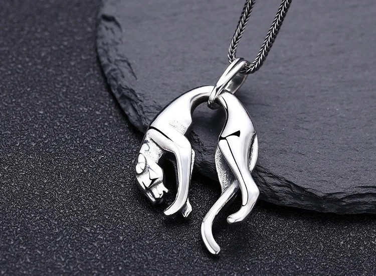 Anhänger Panther Panthere 925 Sterling Silber - 14,3g - Unisex Silver #1420