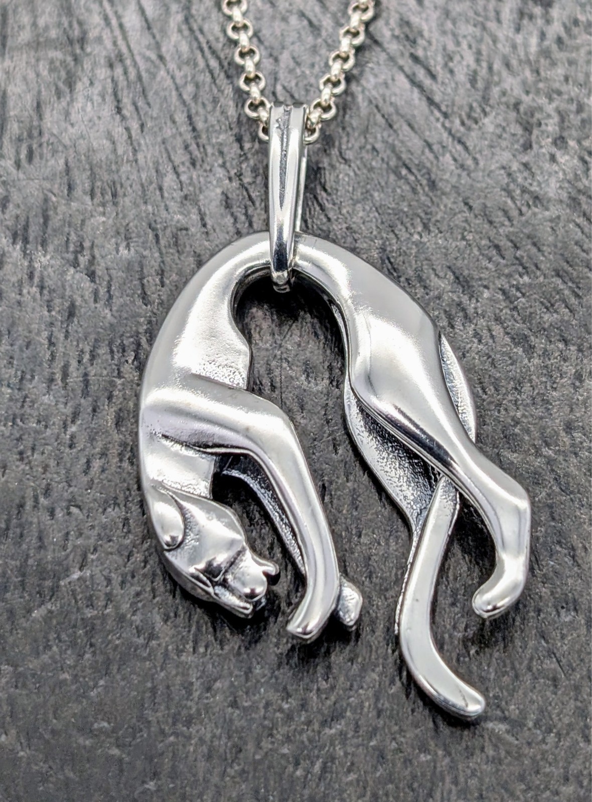 Anhänger Panther Panthere 925 Sterling Silber - 14,3g - Unisex Silver #1420