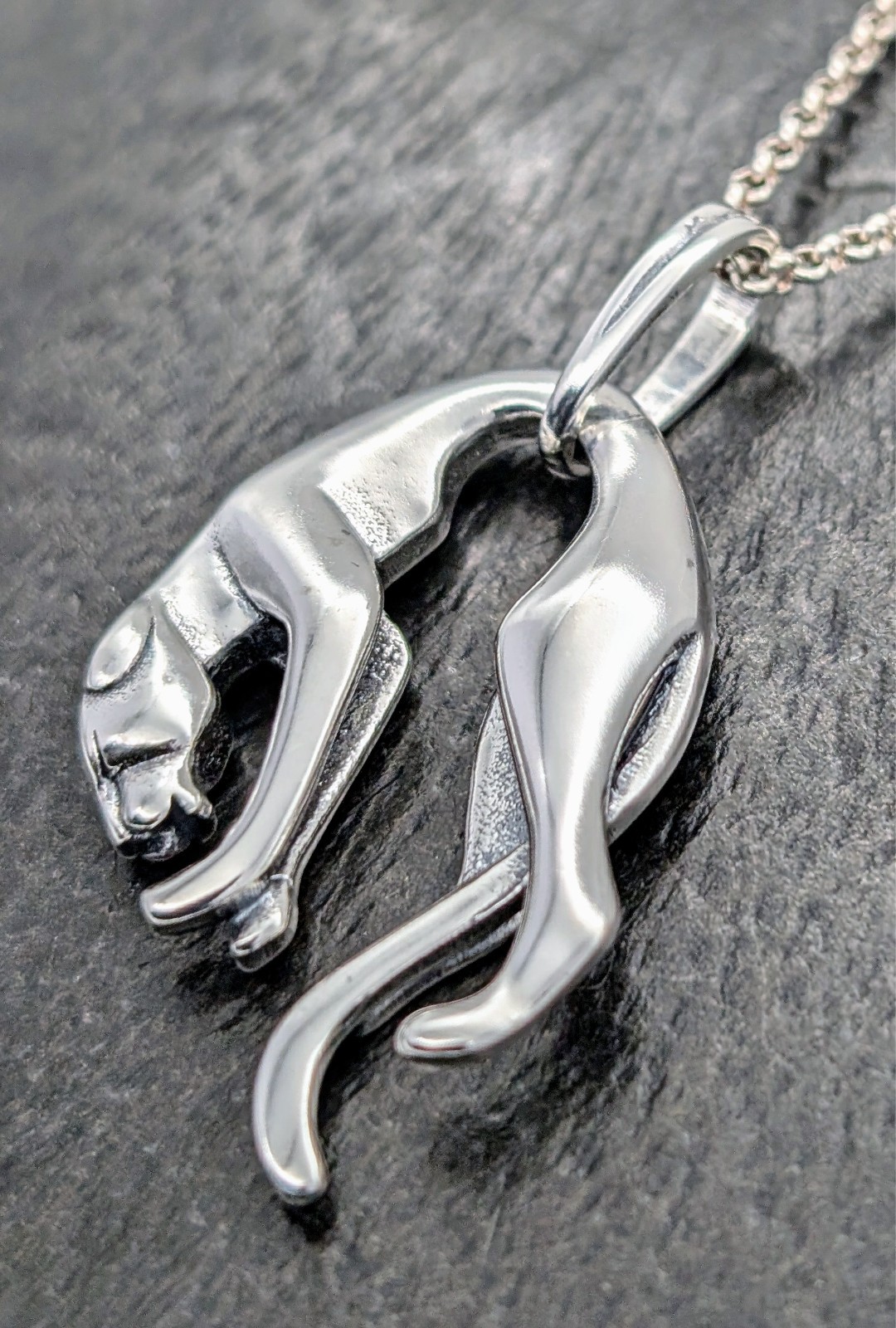 Anhänger Panther Panthere 925 Sterling Silber - 14,3g - Unisex Silver #1420