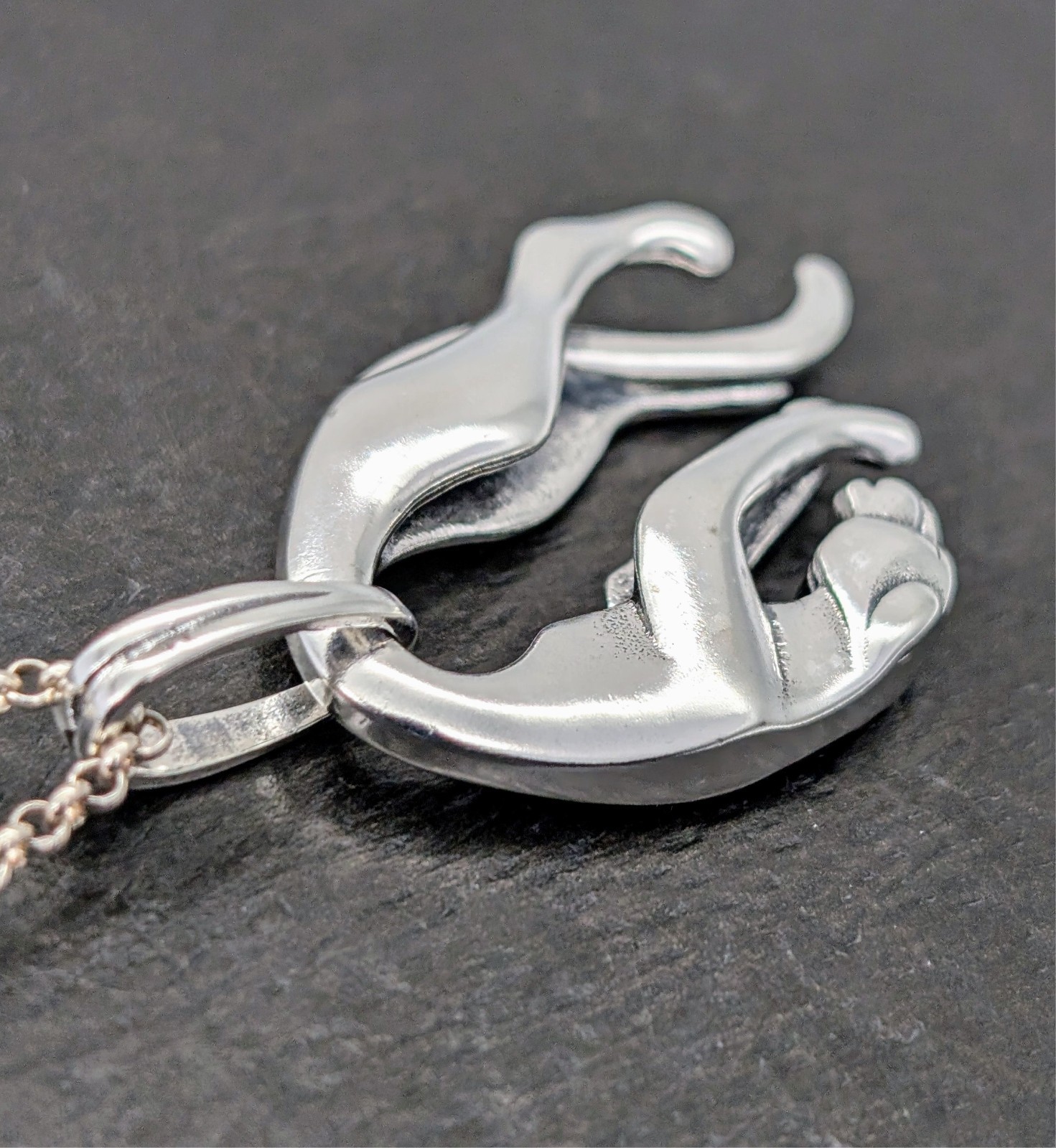 Anhänger Panther Panthere 925 Sterling Silber - 14,3g - Unisex Silver #1420