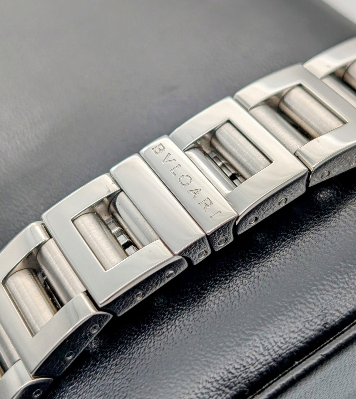 Bulgari Rettangolo Acciaio Donna 2000 | Ref. RT39S | Ø21mm Damen Uhr #1409