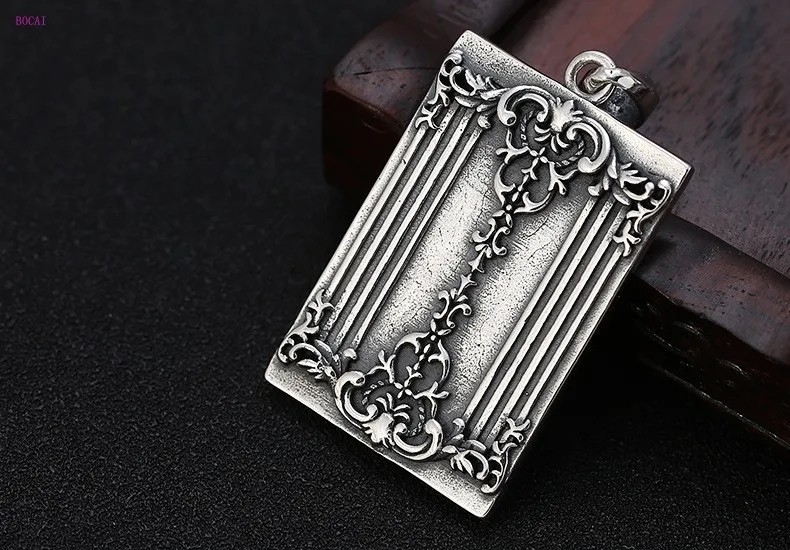 Anhänger Poker Karte K Retro 925 Sterling Silber Skelett - 23g - für Ketten #004